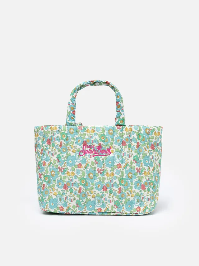 mc2-saint-barth-borsa-soft-tote-mid-trapuntata-betsy-con-stampa-liberty-verde image 1
