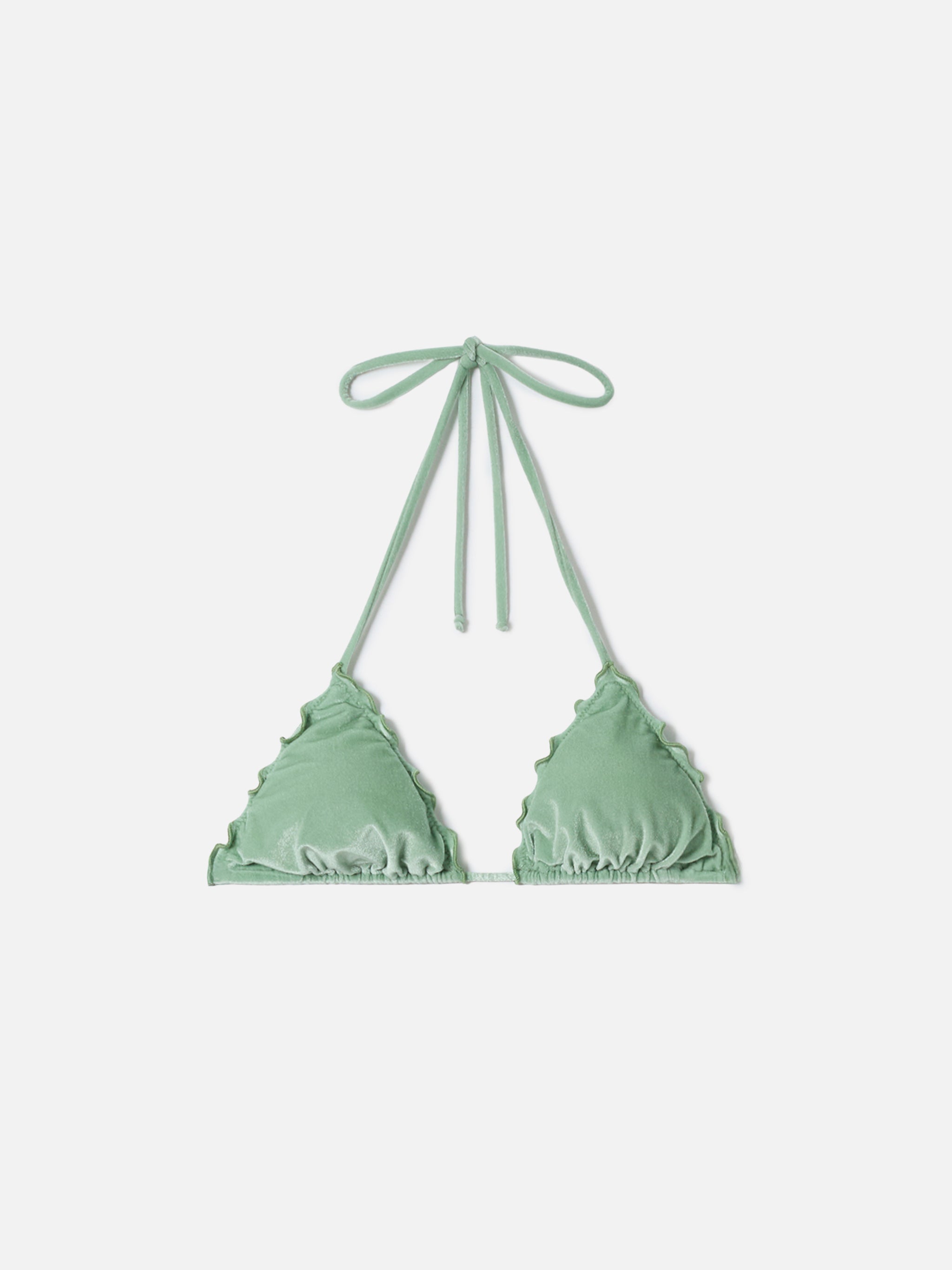 mc2-saint-barth-top-bikini-sagittarius-triangolo-in-velluto-argento image 1