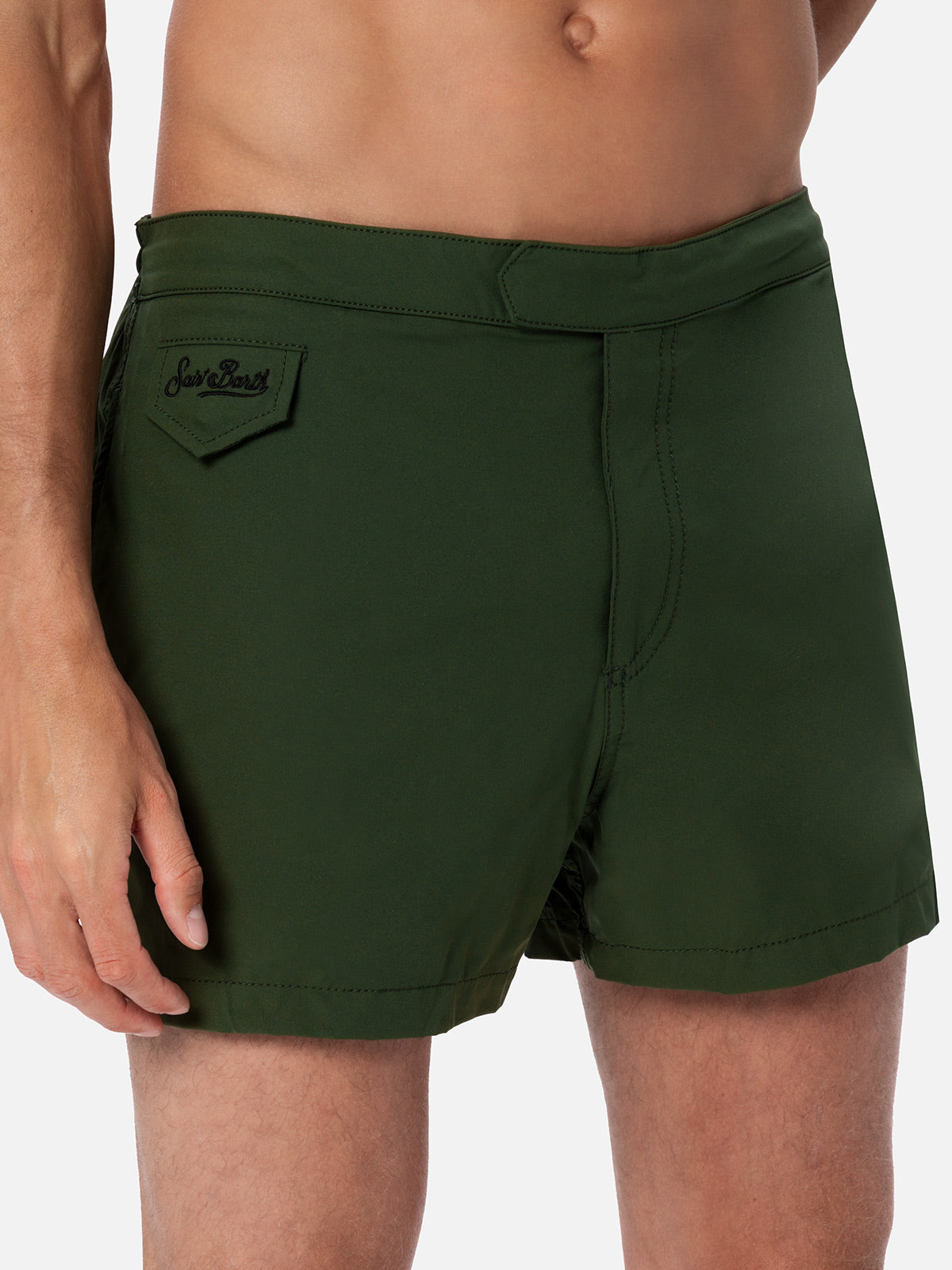 costume-da-bagno-uomo-mc2-saint-barth-harrys-in-tessuto-tecnico-verde-militare image 4