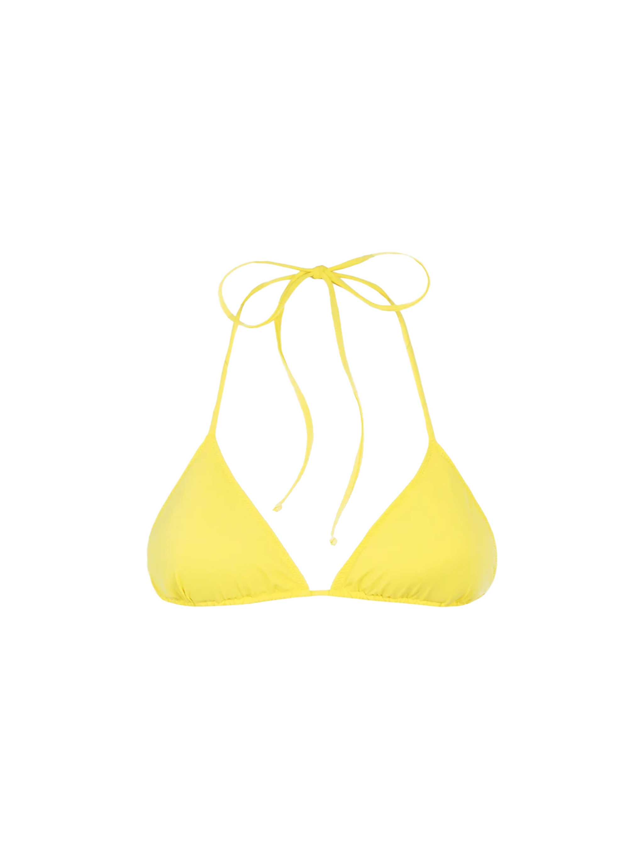 mc2-saint-barth-top-bikini-leah-giallo-chiaro-a-triangolo image 1