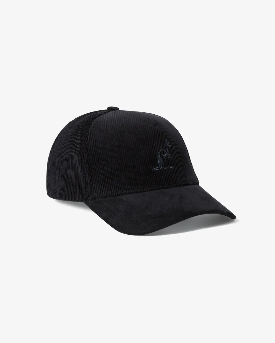 australian-corduroy-cap-swxca0004-cappellino-in-velluto-nero image 1