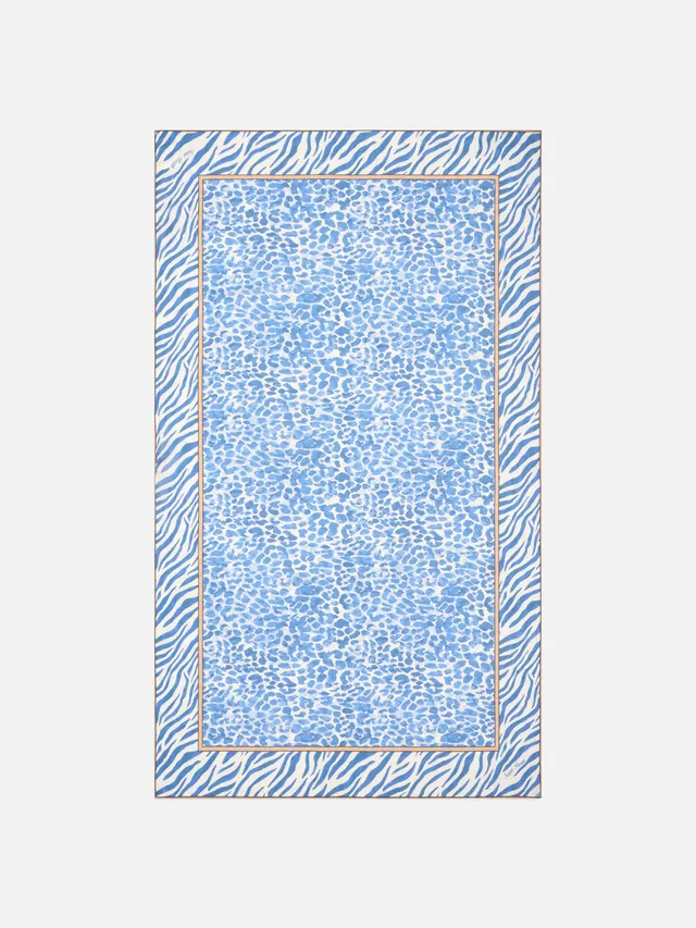 mc2-saint-barth-thaiti-pareo-lungo-misto-seta-animalier-leopardato-azzurro image 1