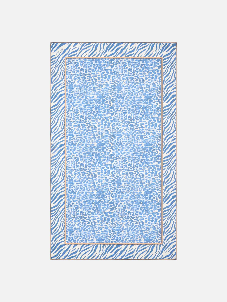 mc2-saint-barth-thaiti-pareo-lungo-misto-seta-animalier-leopardato-azzurro image 1