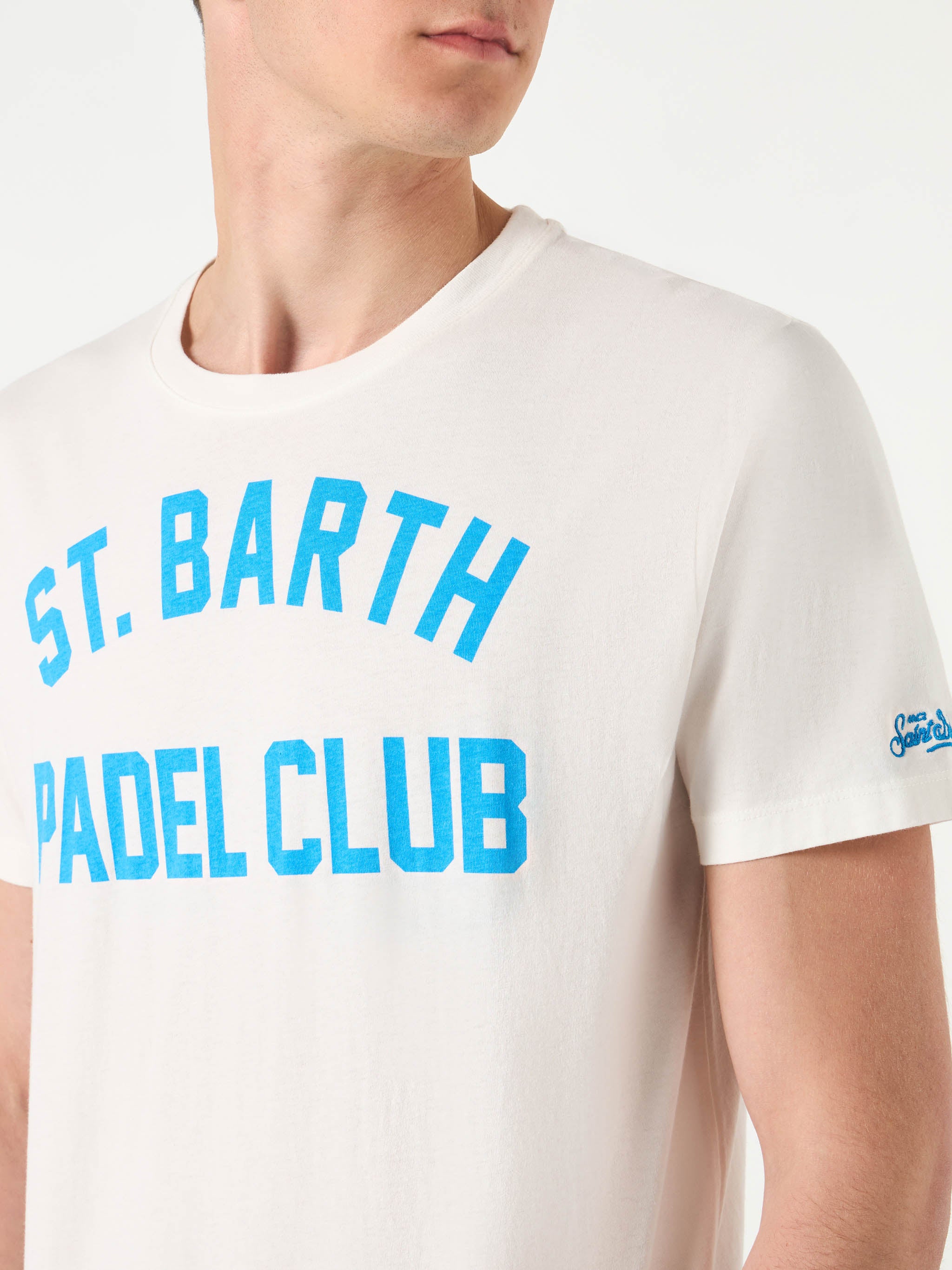 mc2-saint-barth-t-shirt-jack-uomo-bianca-st-barth-padel-club image 3