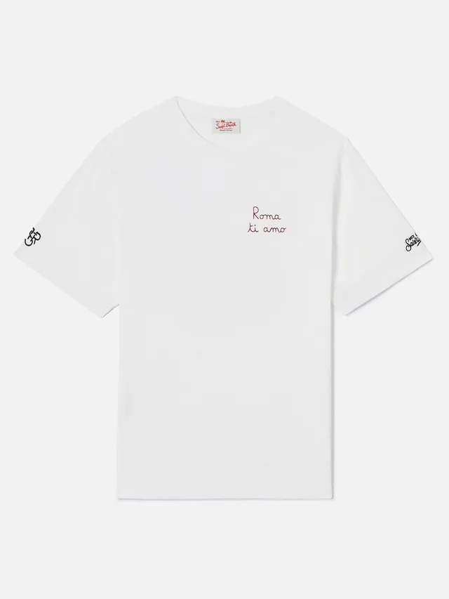 mc2-saint-barth-t-shirt-portofino-uomo-bianca-roma-ti-amo-as-roma-special-editio image 1