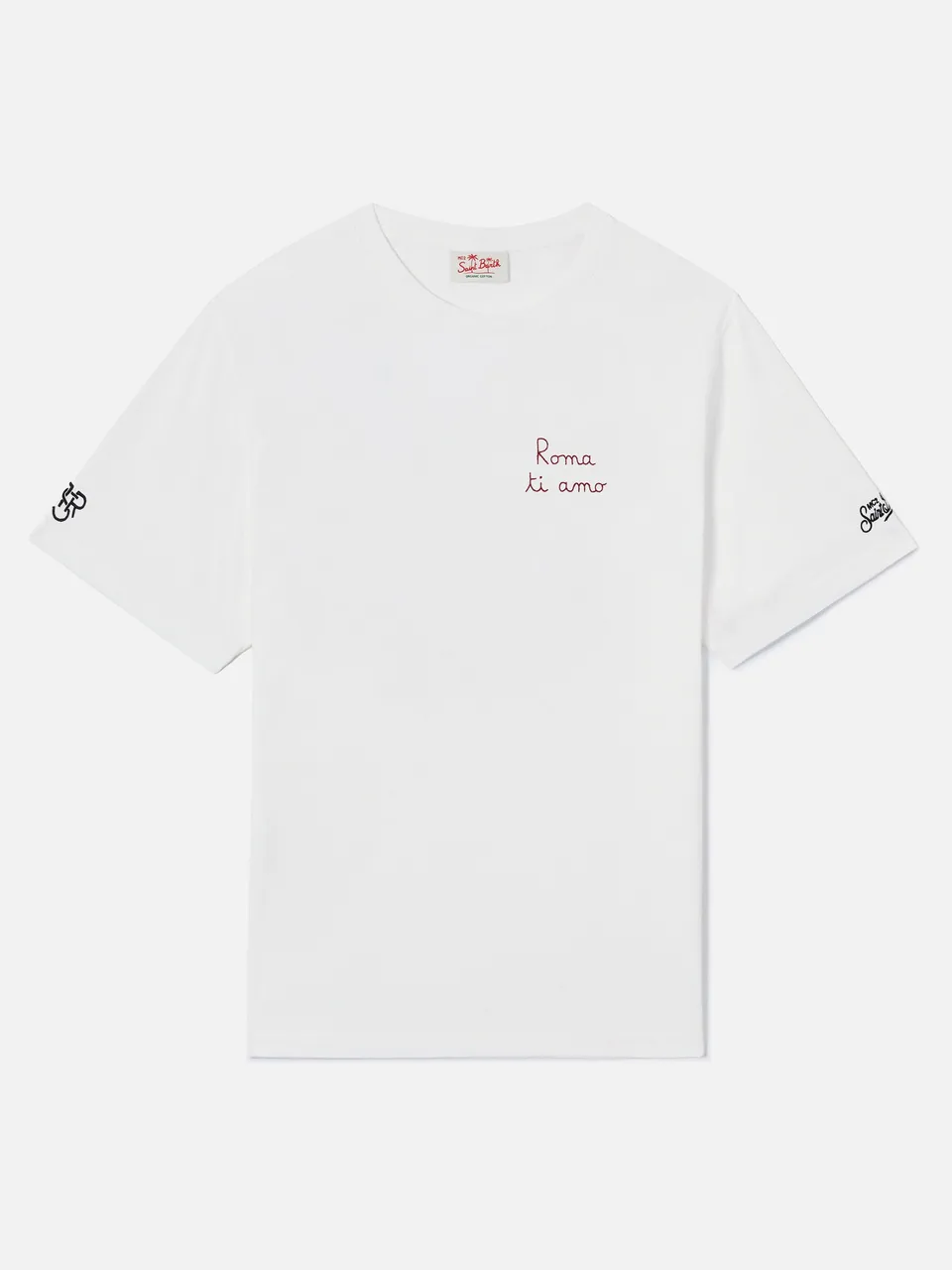 mc2-saint-barth-t-shirt-portofino-uomo-bianca-roma-ti-amo-as-roma-special-editio image 1