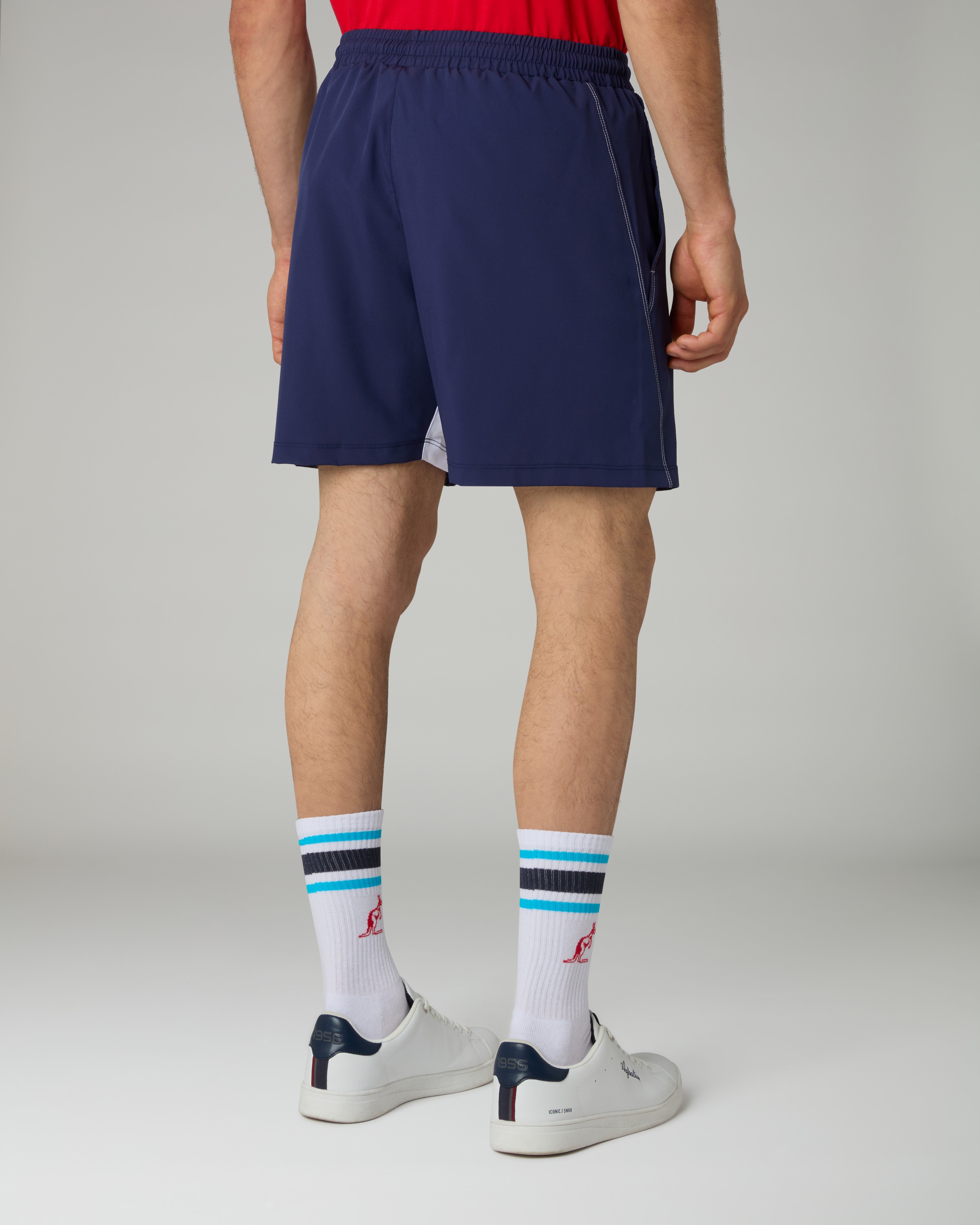 australian-ultra-short-short-tennis-bi-elastico-blu-cosmo image 3