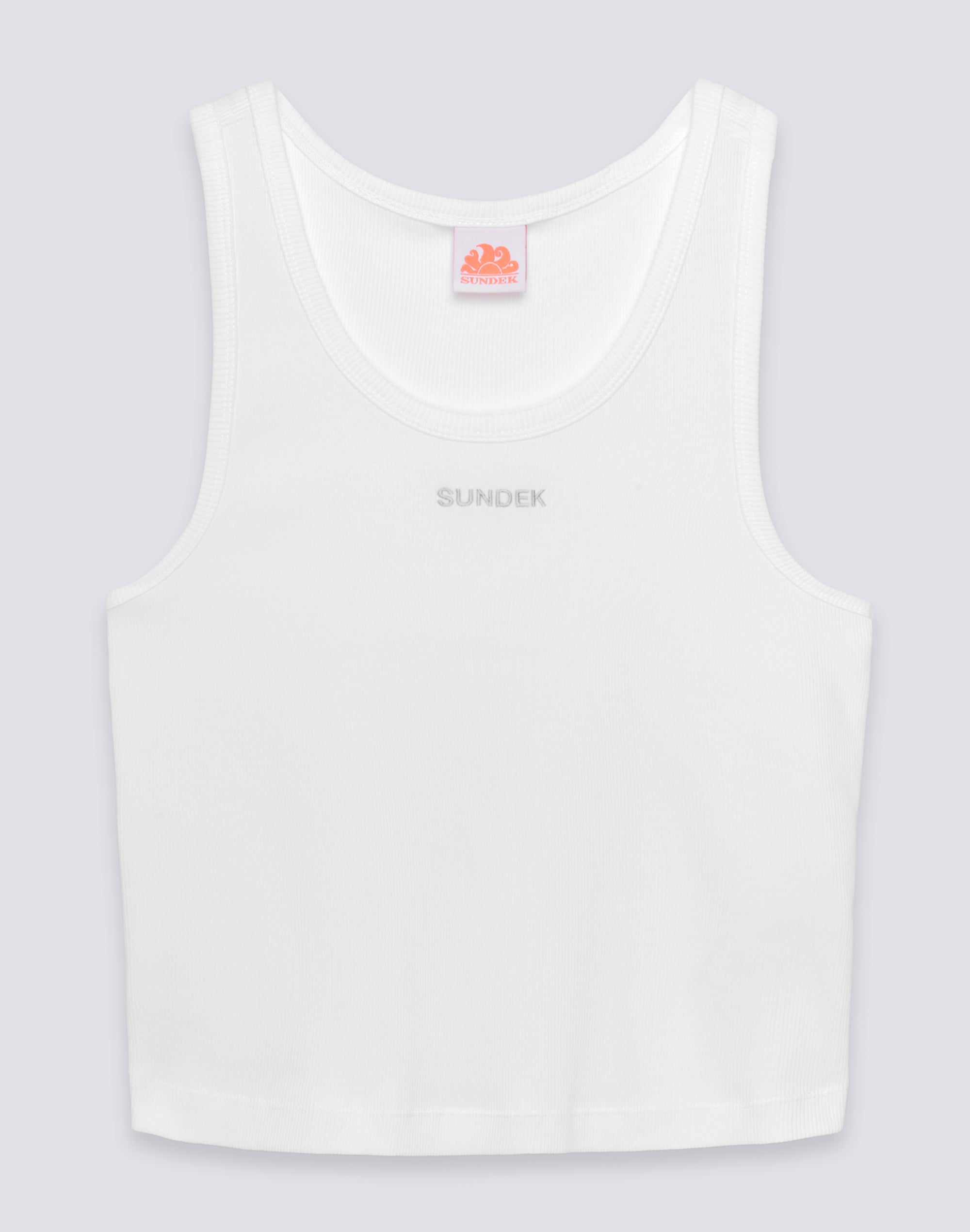 sundek-canotta-crop-donna-con-logo-ricamato image 5