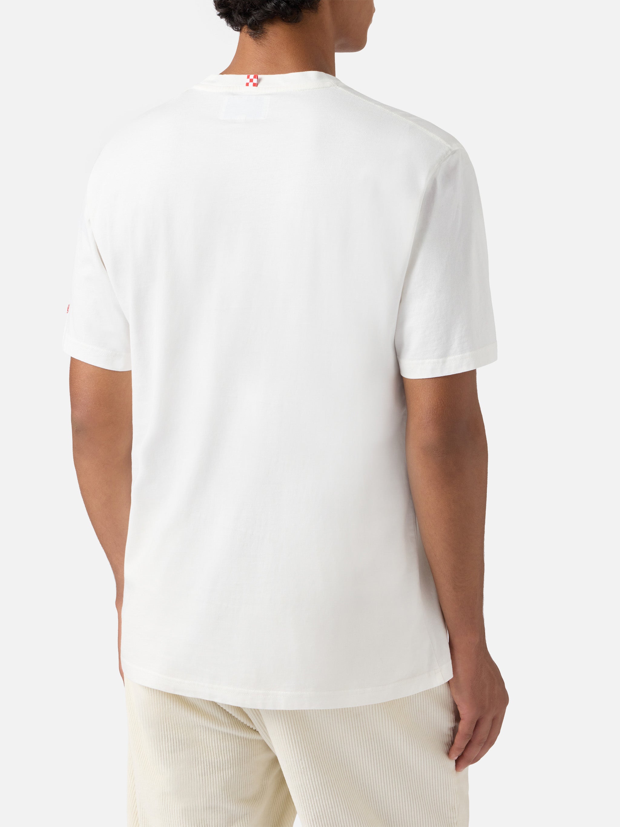 mc2-saint-barth-connor-t-shirt-uomo-bianca-cotone-ricamo-golden-hour image 4