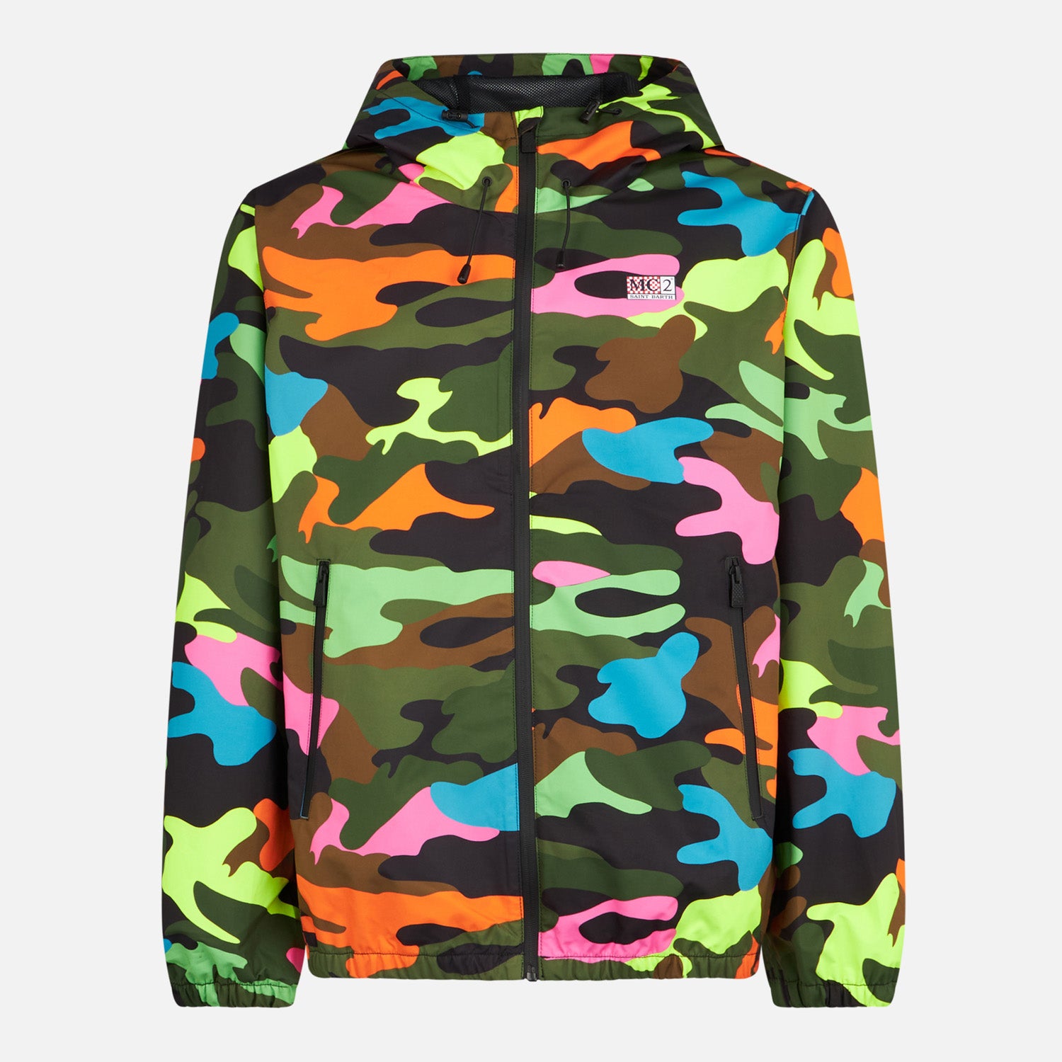 mc2-saint-barth-giacca-kauris-uomo-camouflage-fluo-impermeabile image 4