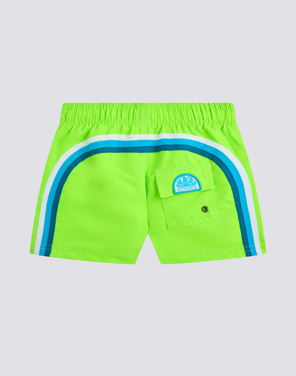 sundek-costume-mare-bambino-corto-iconic-taffeta-vita-elasticata-2 image 1