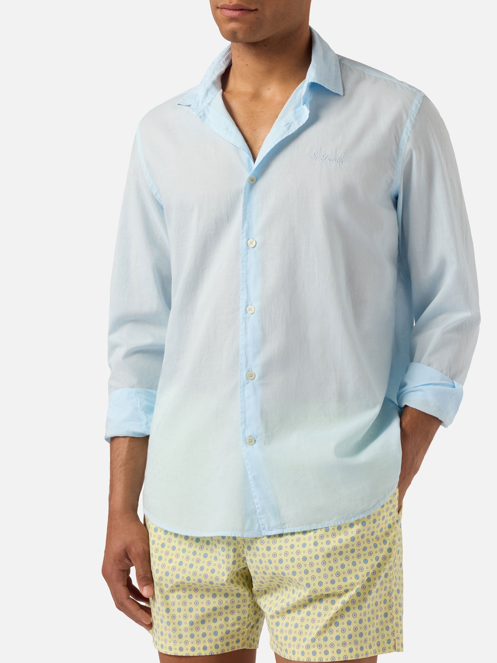 mc2-saint-barth-camicia-chemise-ice-in-puro-voile-di-cotone-azzurro image 1