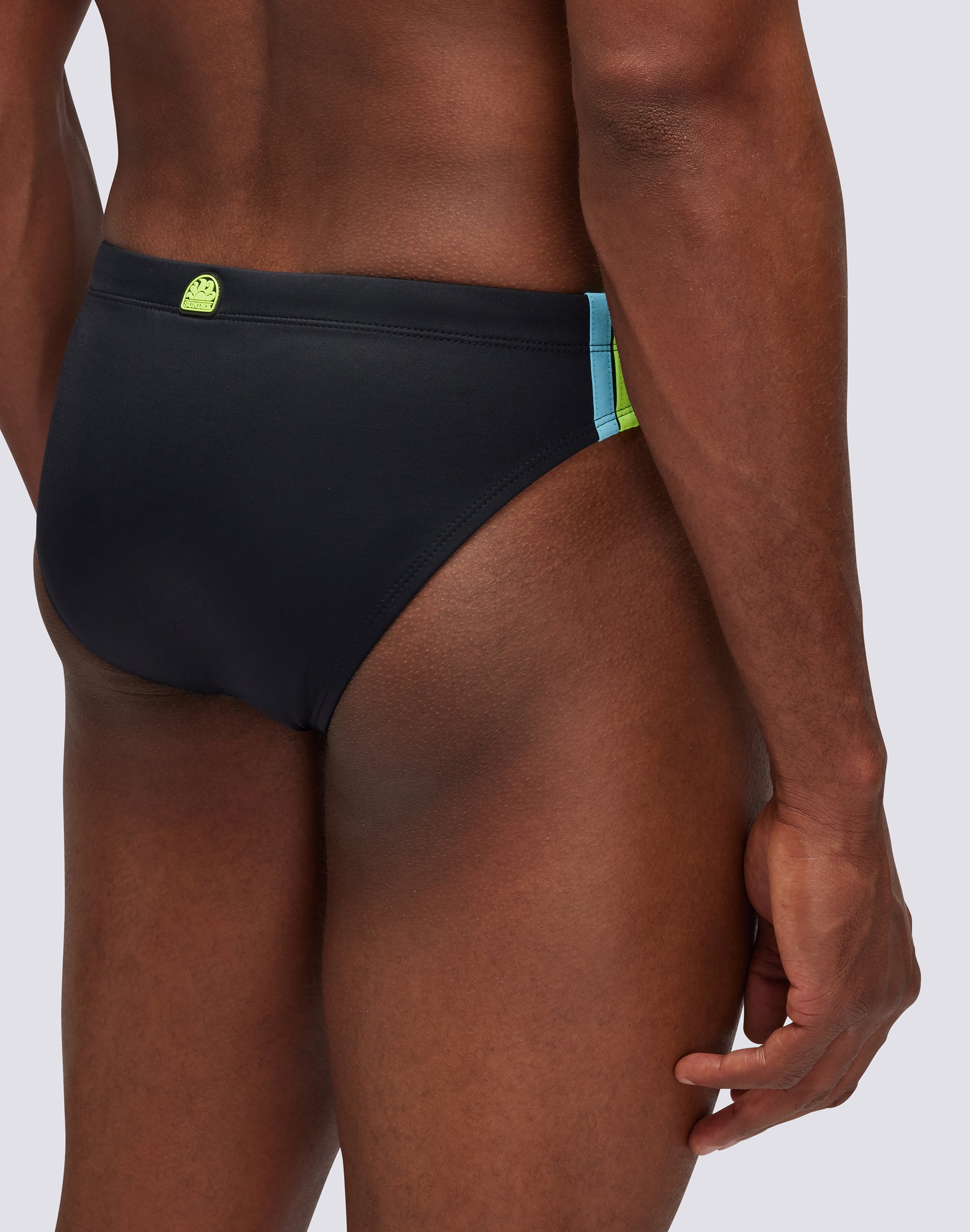 sundek-slip-mare-sax-slip-uomo-tinta-unita-con-vita-regolabile image 3