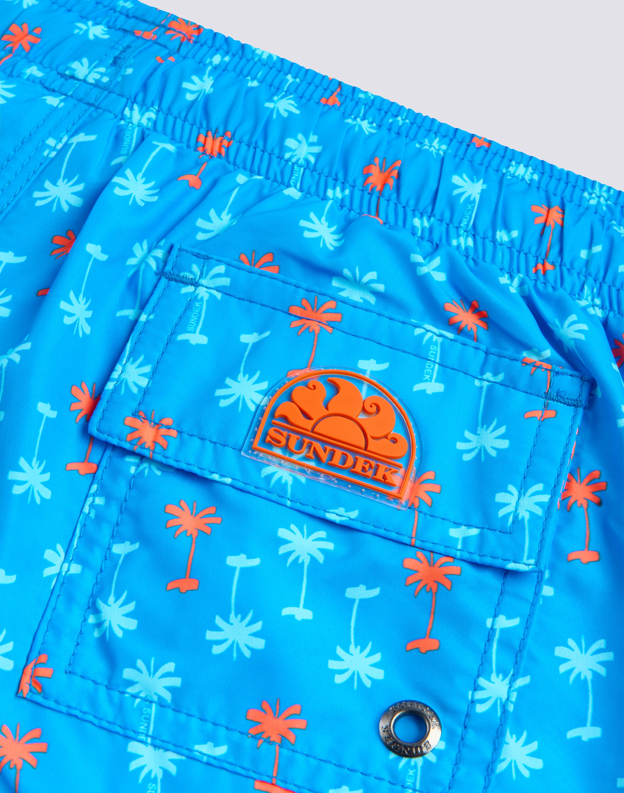 sundek-costume-boxer-mare-bambino-corto-palmas-poliestere-riciclato-b633bdrt47l image 3