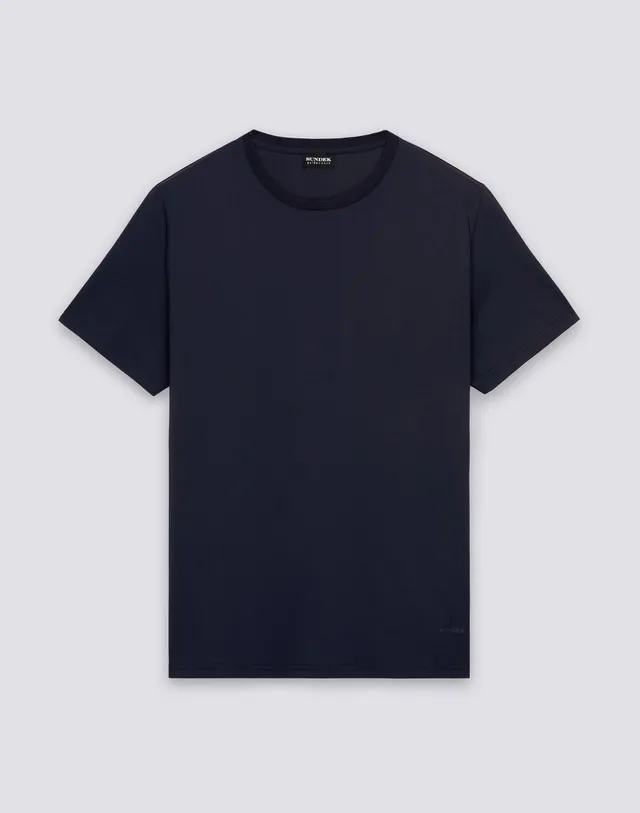 sundek-t-shirt-uomo-girocollo-jersey-tecnico-gm240teyj200-tinta-unita image 1
