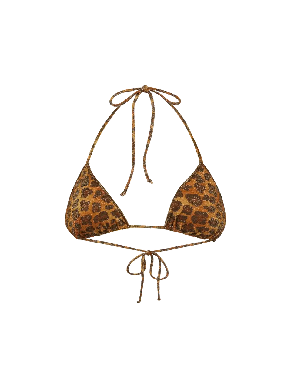 mc2-saint-barth-leah-top-bikini-triangolo-donna-lurex-animalier-marrone image 1