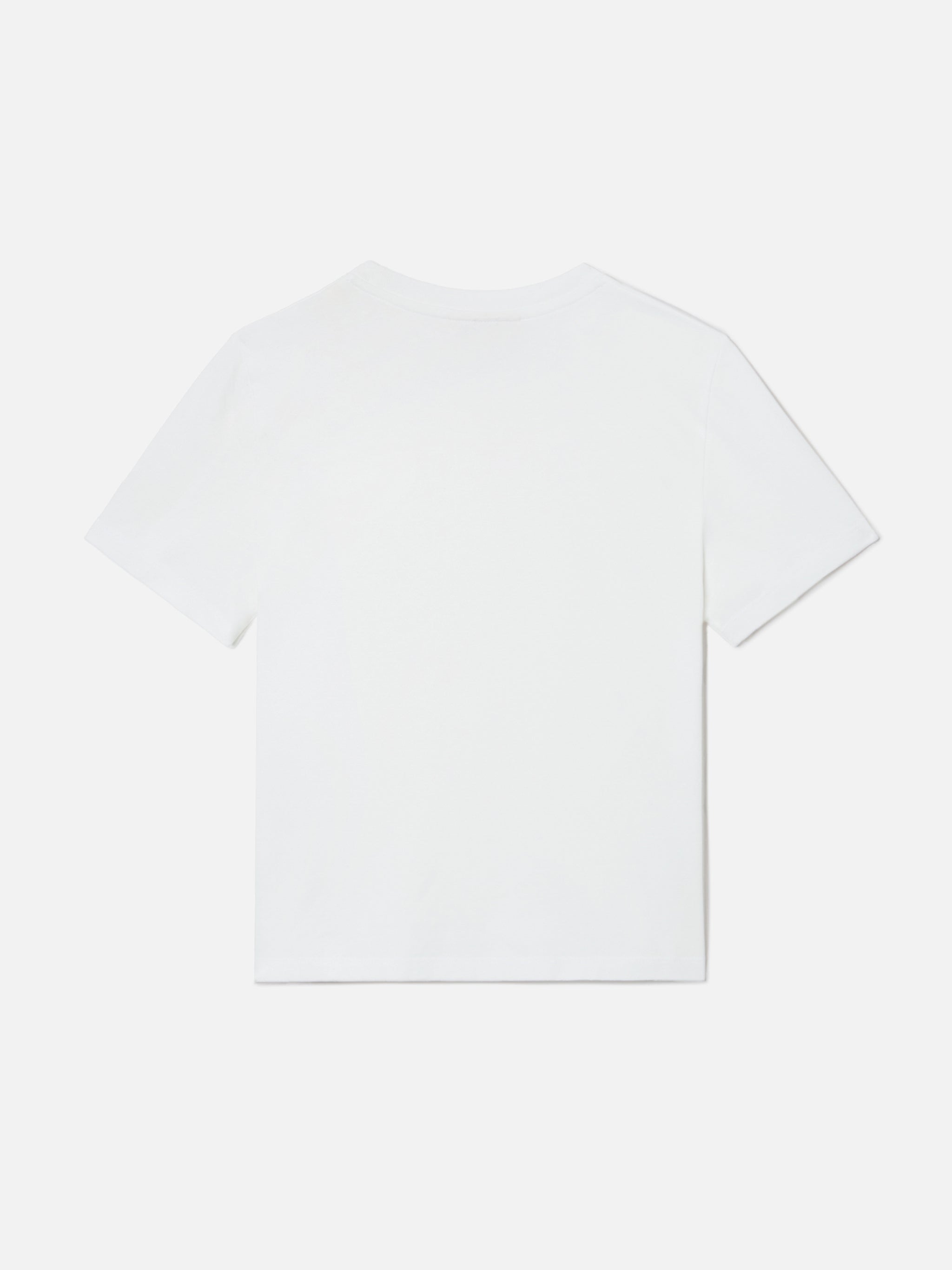 mc2-saint-barth-t-shirt-elly-bianca-con-ricamo-selfie-queen-da-bambina image 3