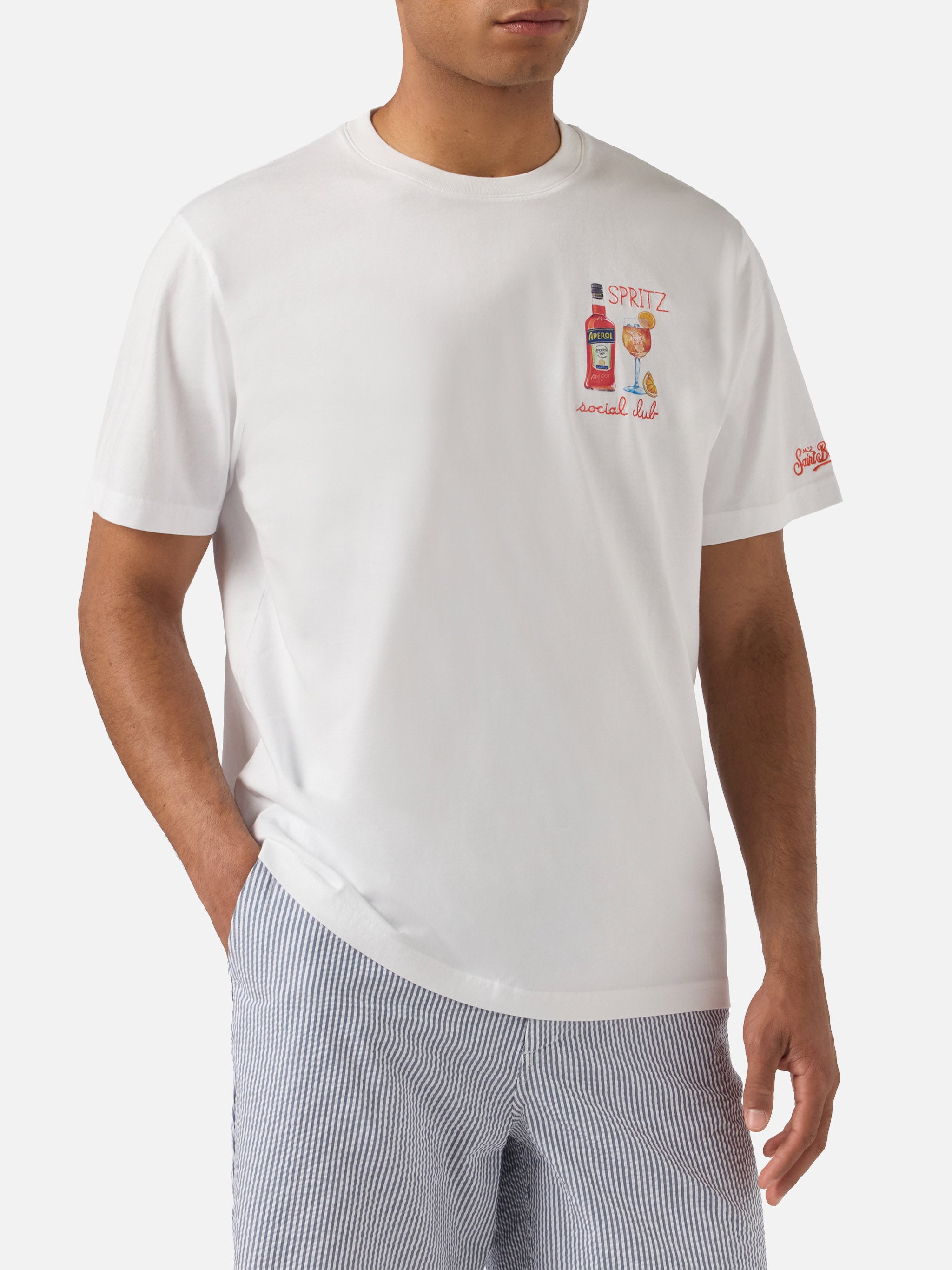 mc2-saint-barth-t-shirt-portofino-bianca-special-edition-spritz-social-club-aper image 3
