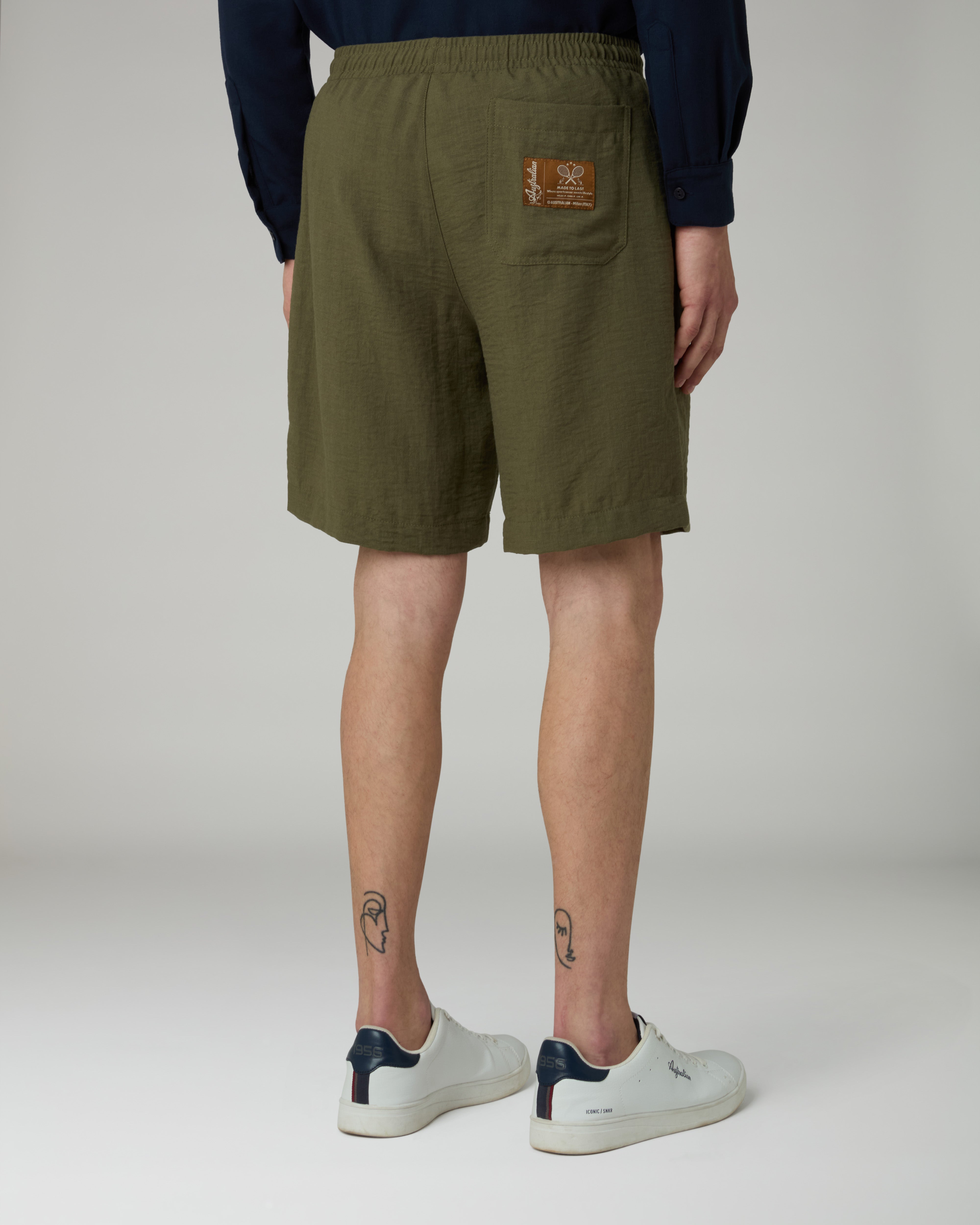 australian-doric-light-short-pantaloncino-canvas-con-coulisse image 3