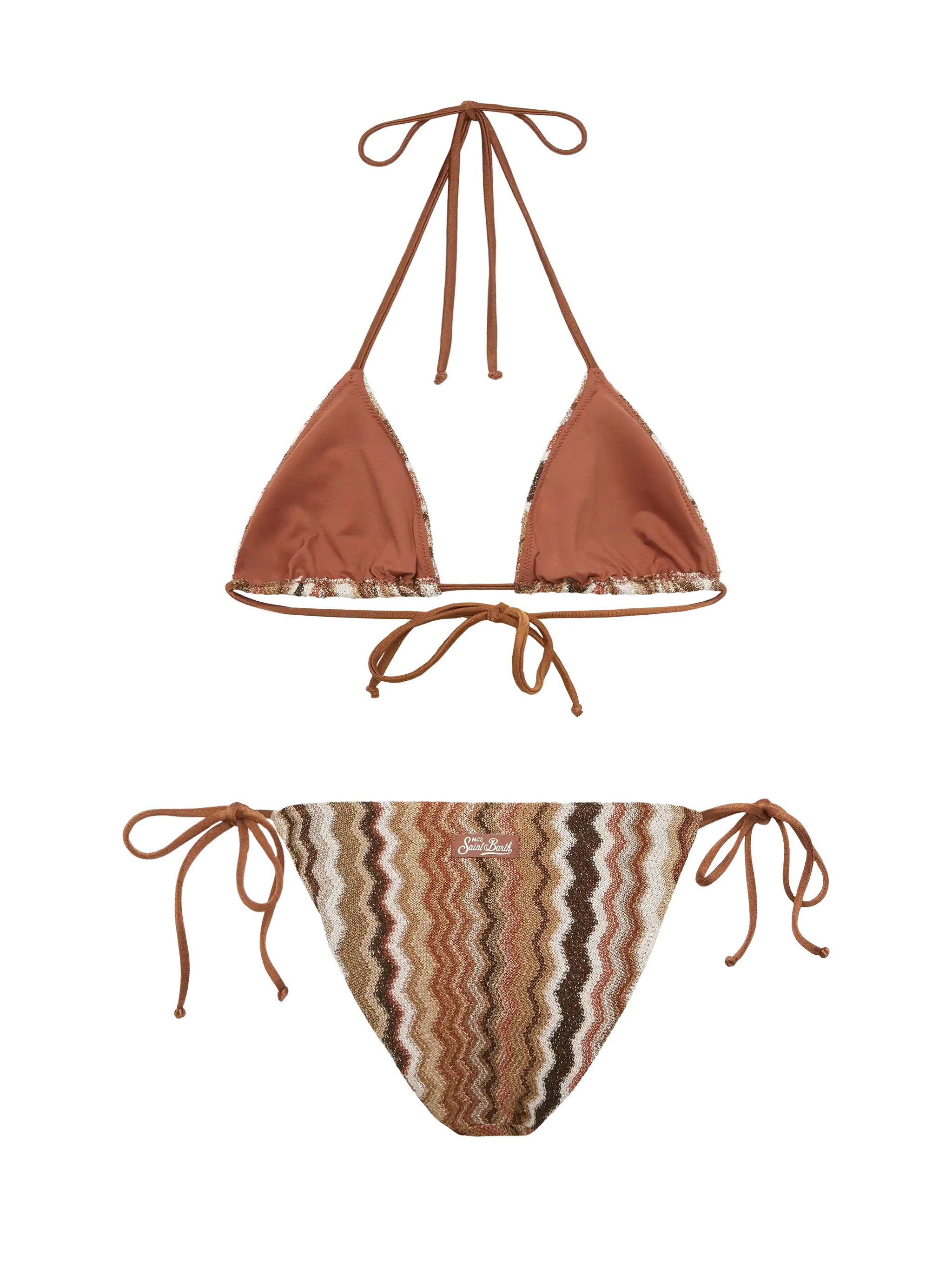 mc2-saint-barth-bikini-leah-virgo-donna-in-maglia-raschel-motivo-onde-marrone image 3