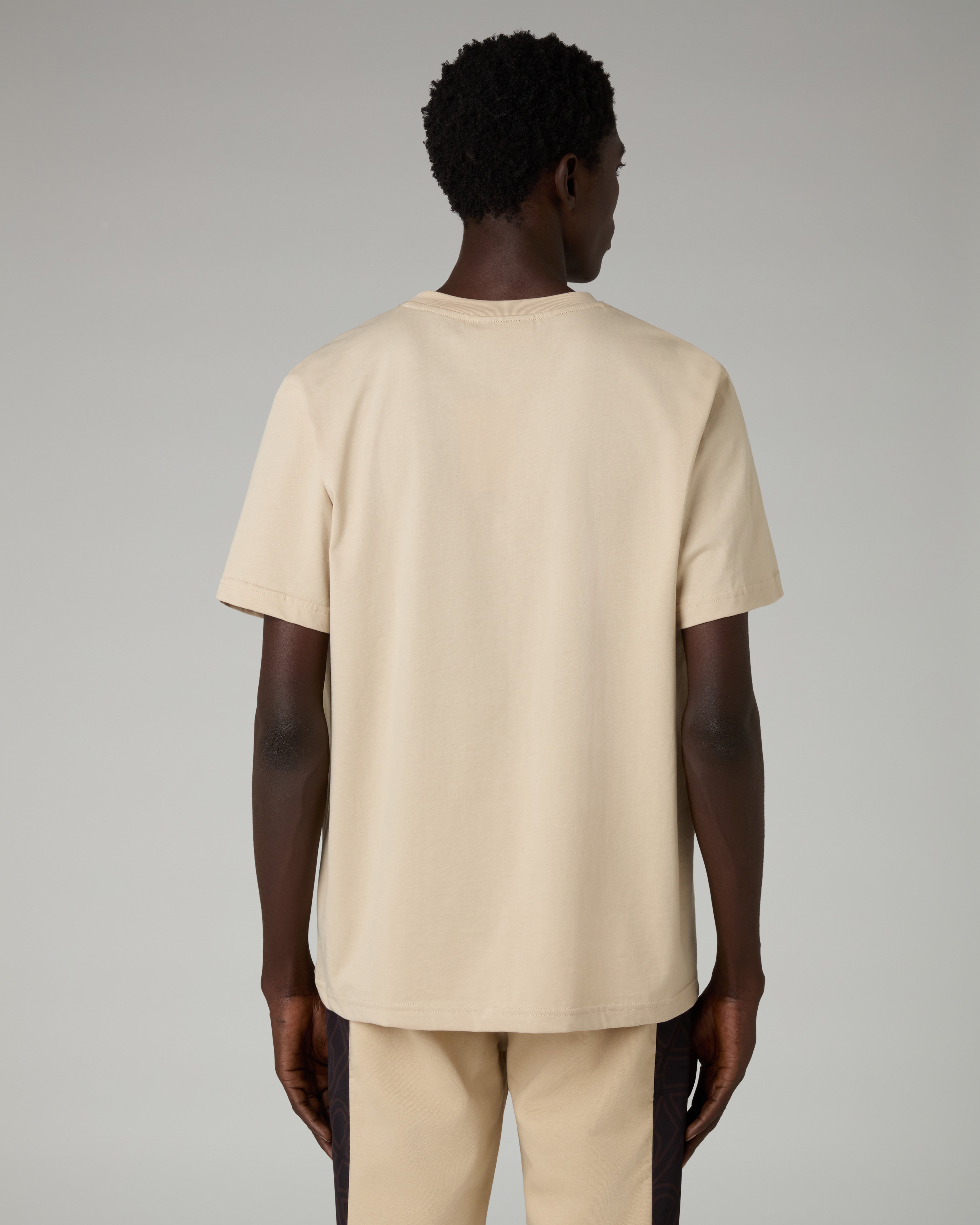 australian-spin-t-shirt-t-shirt-cotone-sabbia-regular-fit image 3