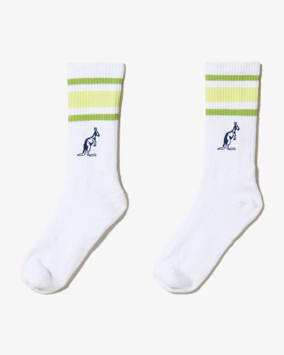 australian-stripes-socks-calze-tennis-in-cotone-a-righe image 1
