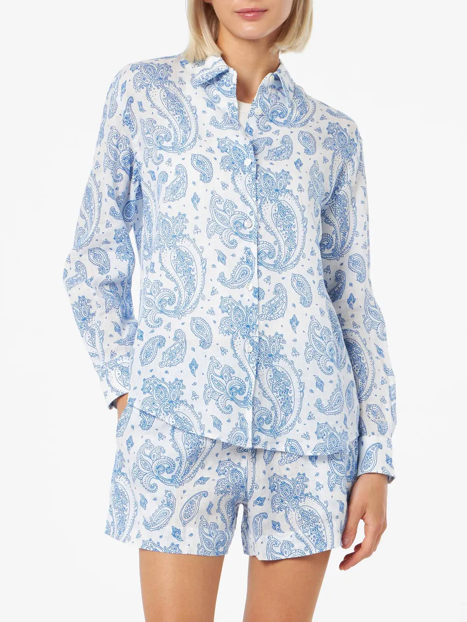 camicia-meredith-mc2-saint-barth-in-lino-stampa-paisley image 1