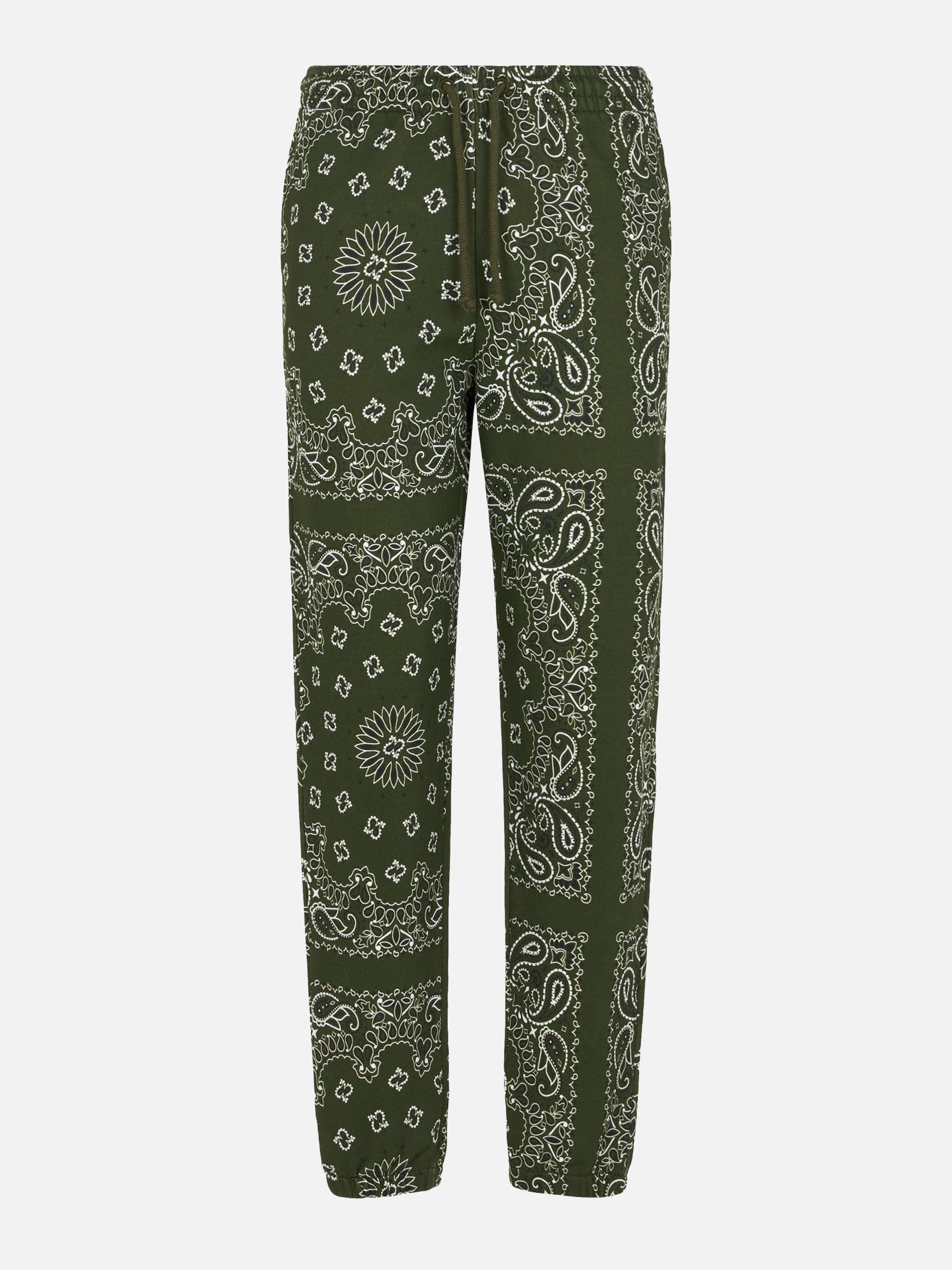 mc2-saint-barth-oda-pantalone-donna-felpa-bandana-verde image 1
