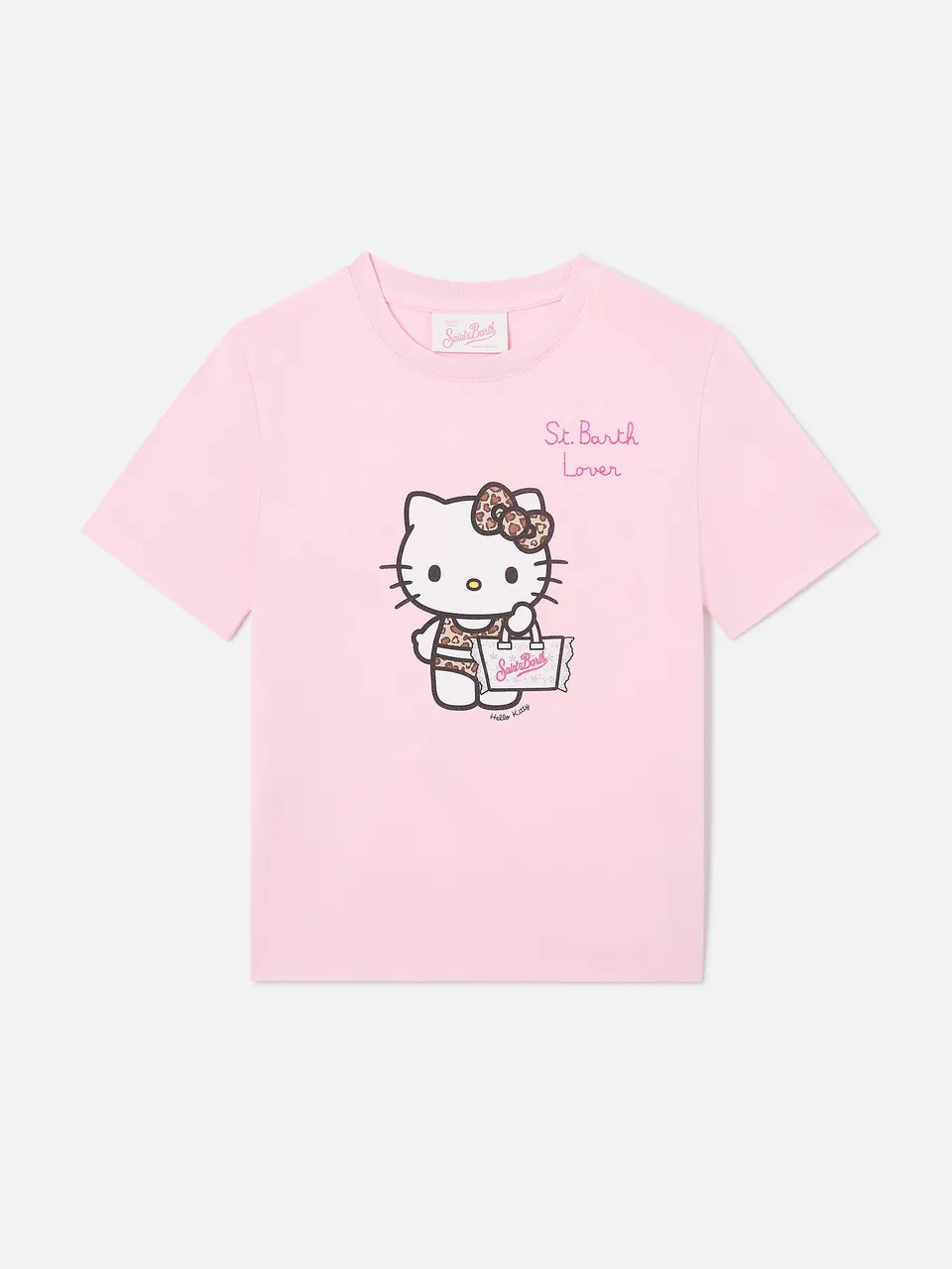 mc2-saint-barth-t-shirt-elly-hello-kitty-rosa-bambina image 1