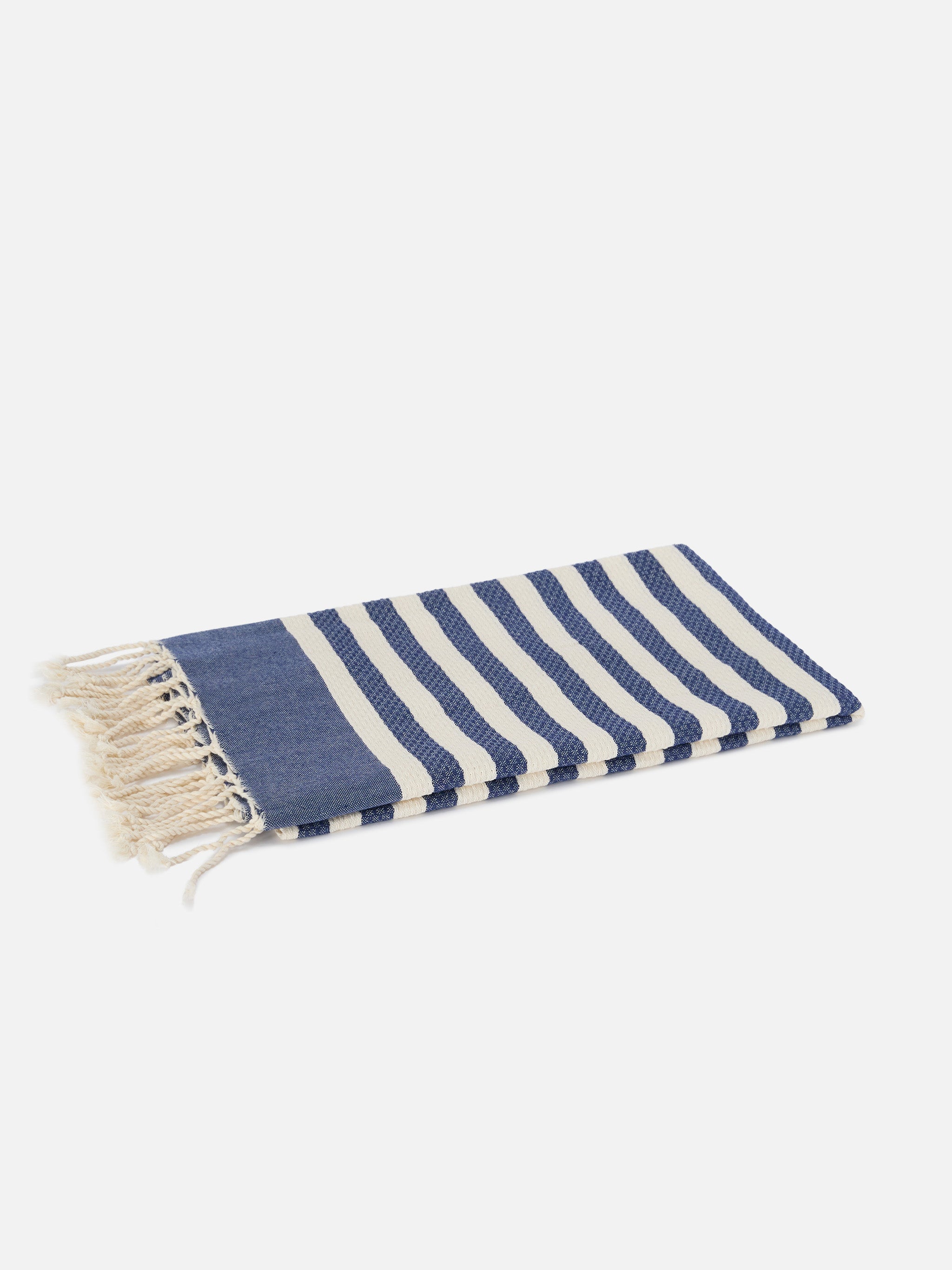 mc2-saint-barth-foutas-telo-mare-righe-blu-bianco-cotone-jacquard image 5
