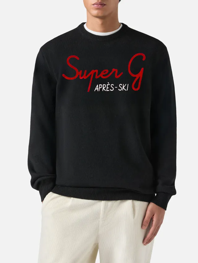 mc2-saint-barth-heron-maglione-girocollo-uomo-nero-super-g-special-edition image 1