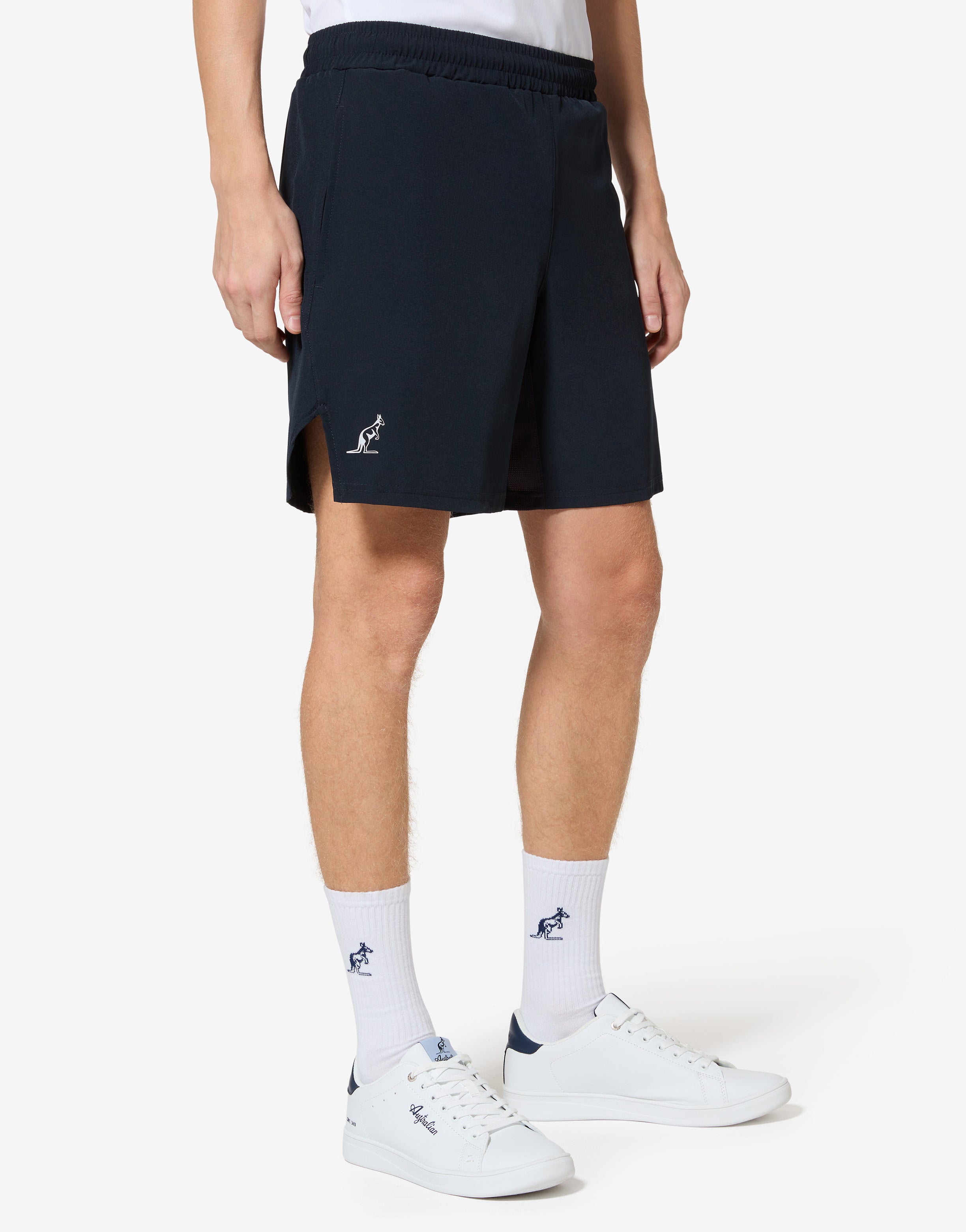 australian-game-short-tennis-blu-navy-pantaloncino-bi-elastico-slam image 1
