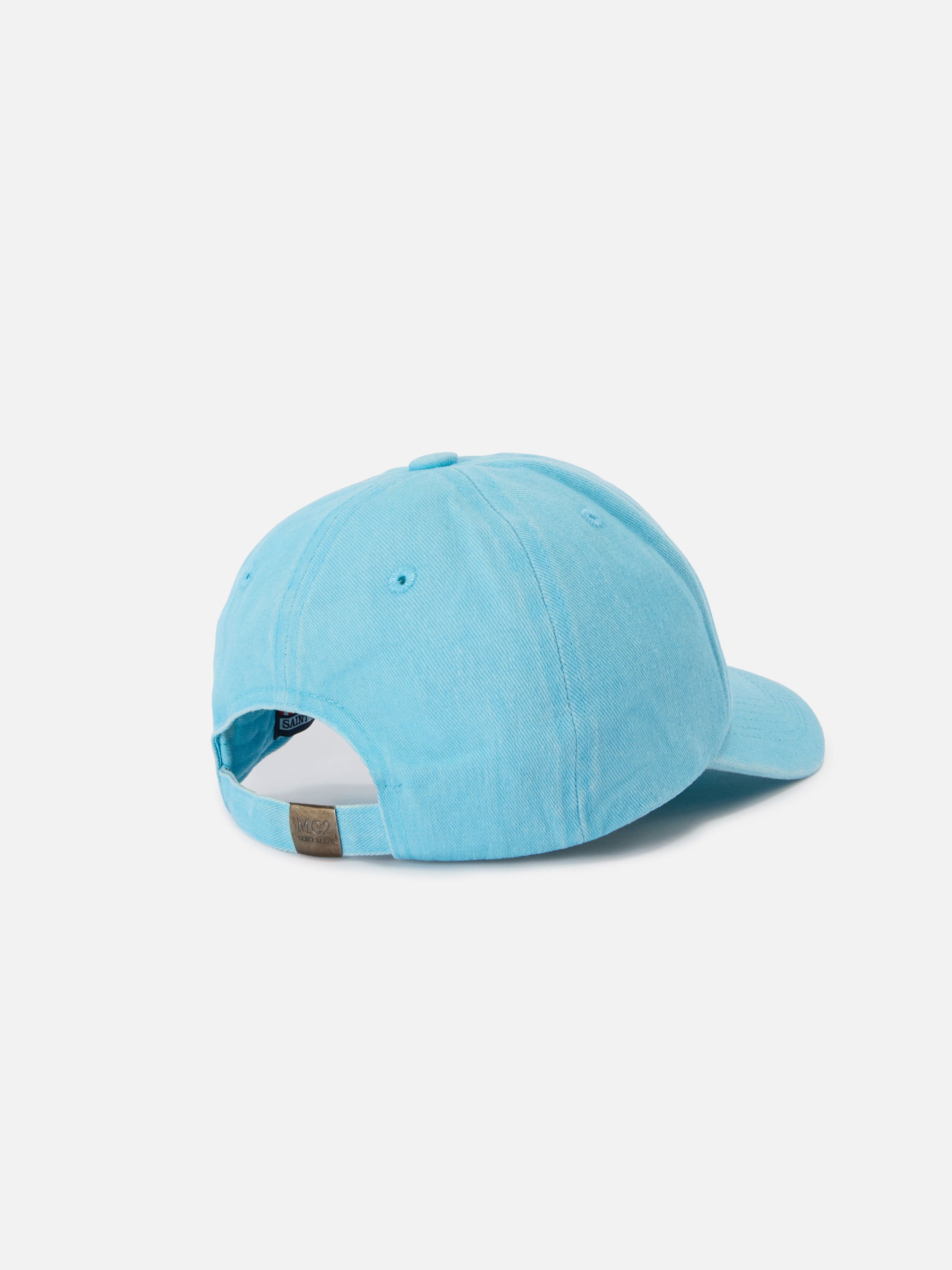 mc2-saint-barth-cappellino-davis-con-visiera-in-cotone-azzurro-e-logo-ricamato image 3