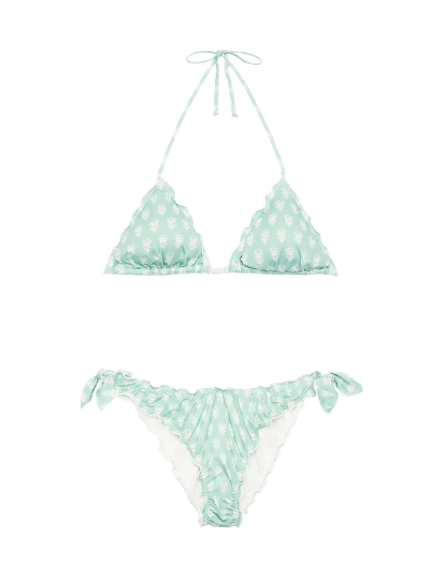 mc2-saint-barth-bikini-sagittarius-moon-a-triangolo-stampa-floreale-verde image 1
