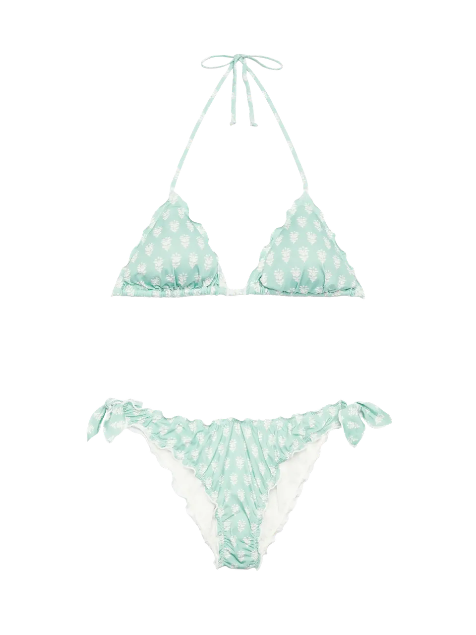 mc2-saint-barth-bikini-sagittarius-moon-a-triangolo-stampa-floreale-verde image 1