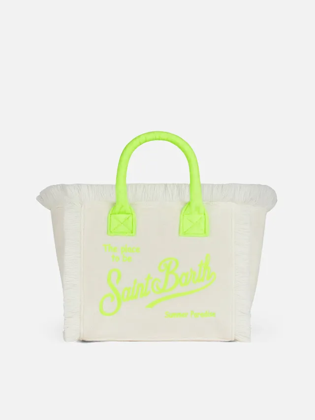 mc2-saint-barth-colette-borsa-a-mano-bianca-in-spugna-30x22x15-cm image 1