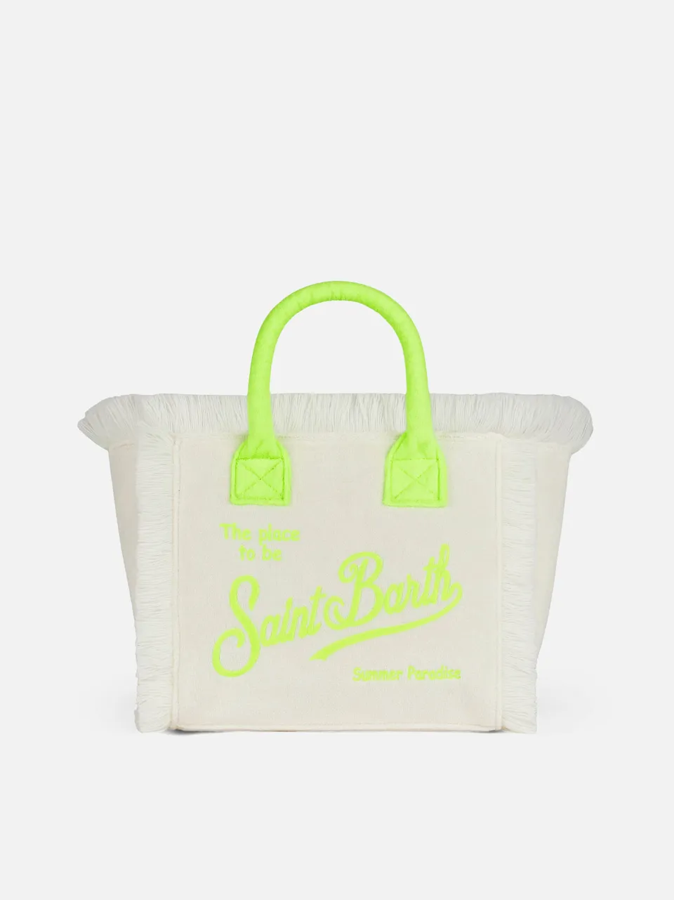 mc2-saint-barth-colette-borsa-a-mano-bianca-in-spugna-30x22x15-cm image 1