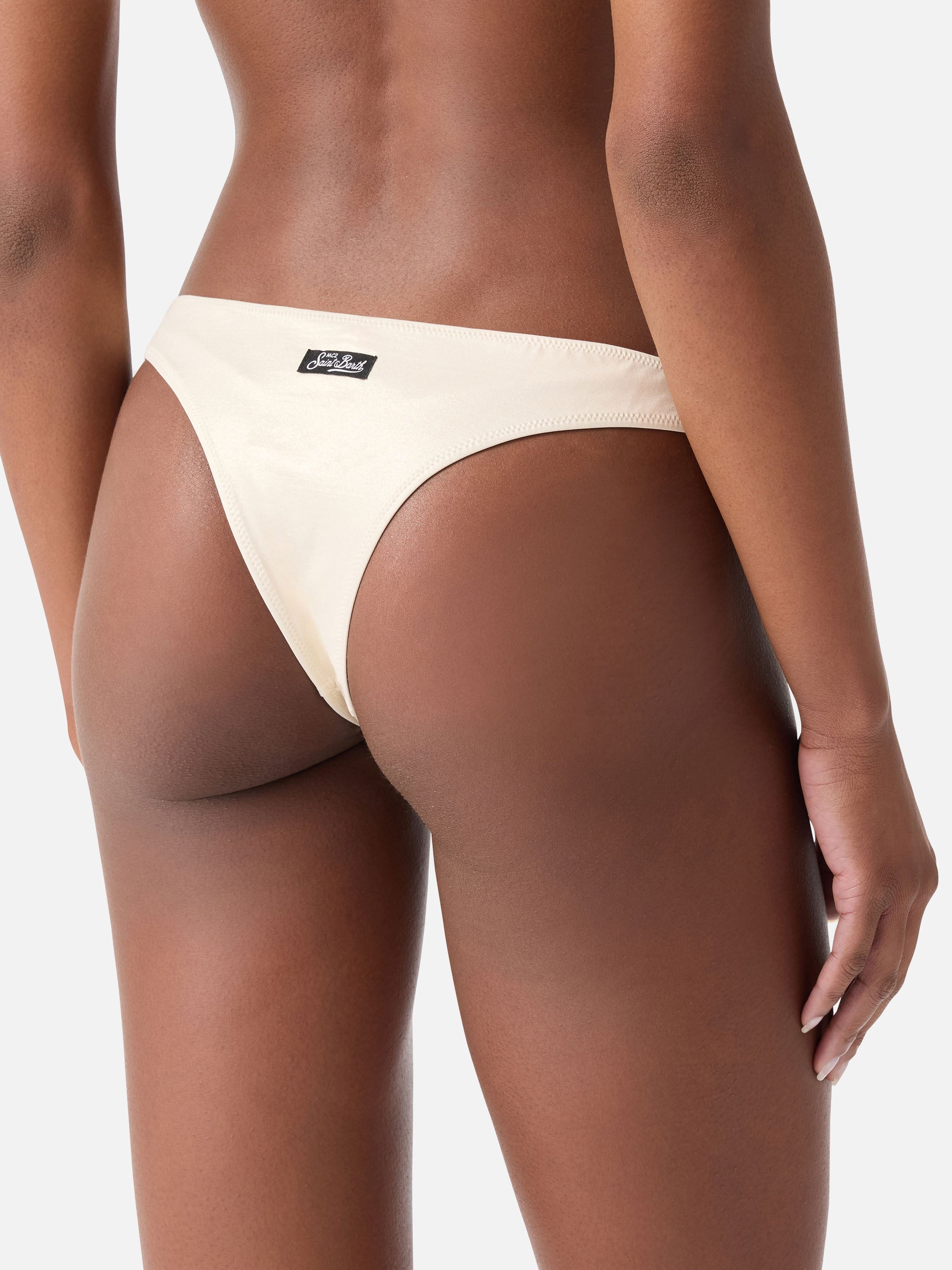 mc2-saint-barth-naomi-slip-mare-donna-oro-laminato-copertura-ridotta image 2