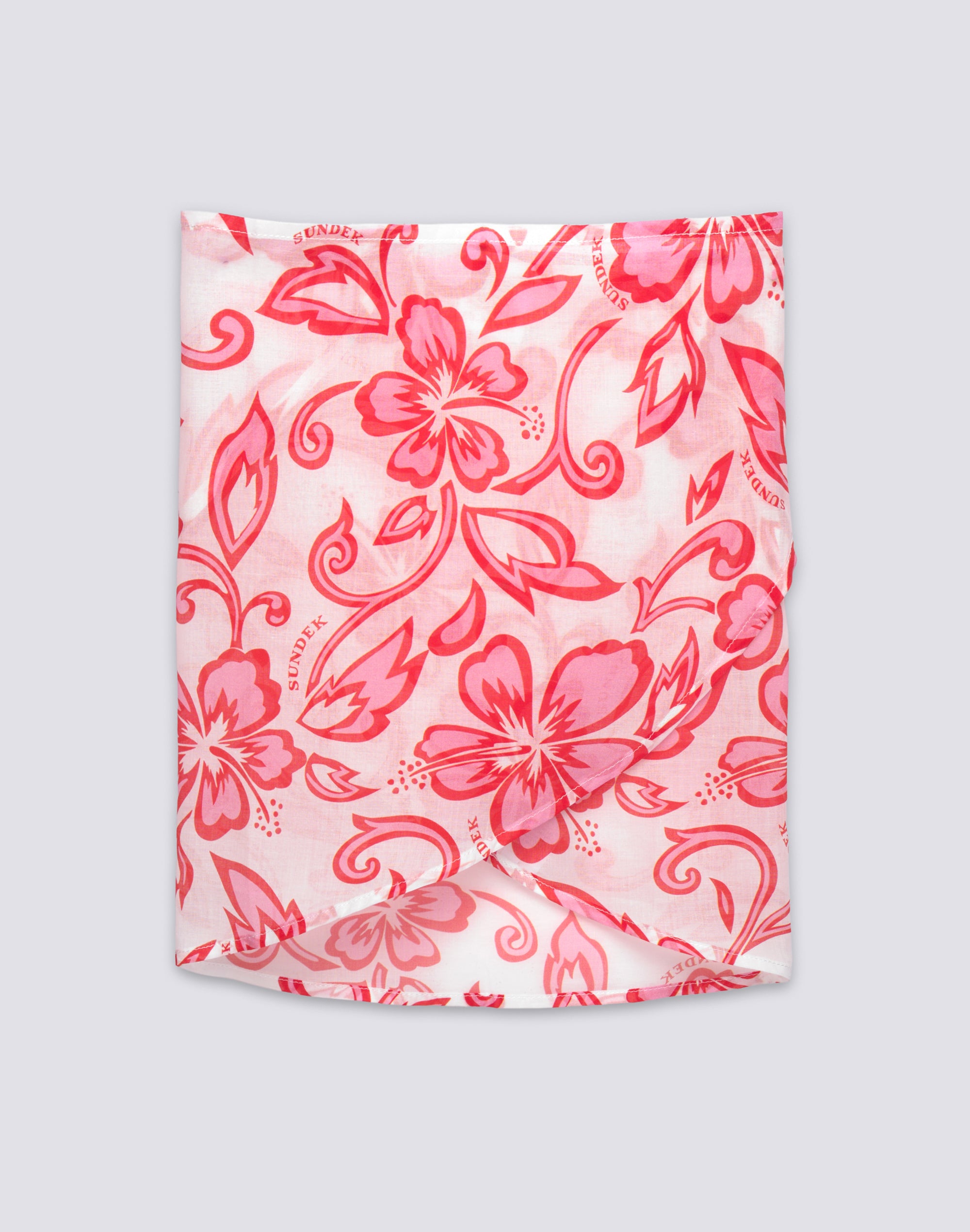 sundek-pareo-corto-bambina-in-voile-di-cotone-stampa-sk23 image 1