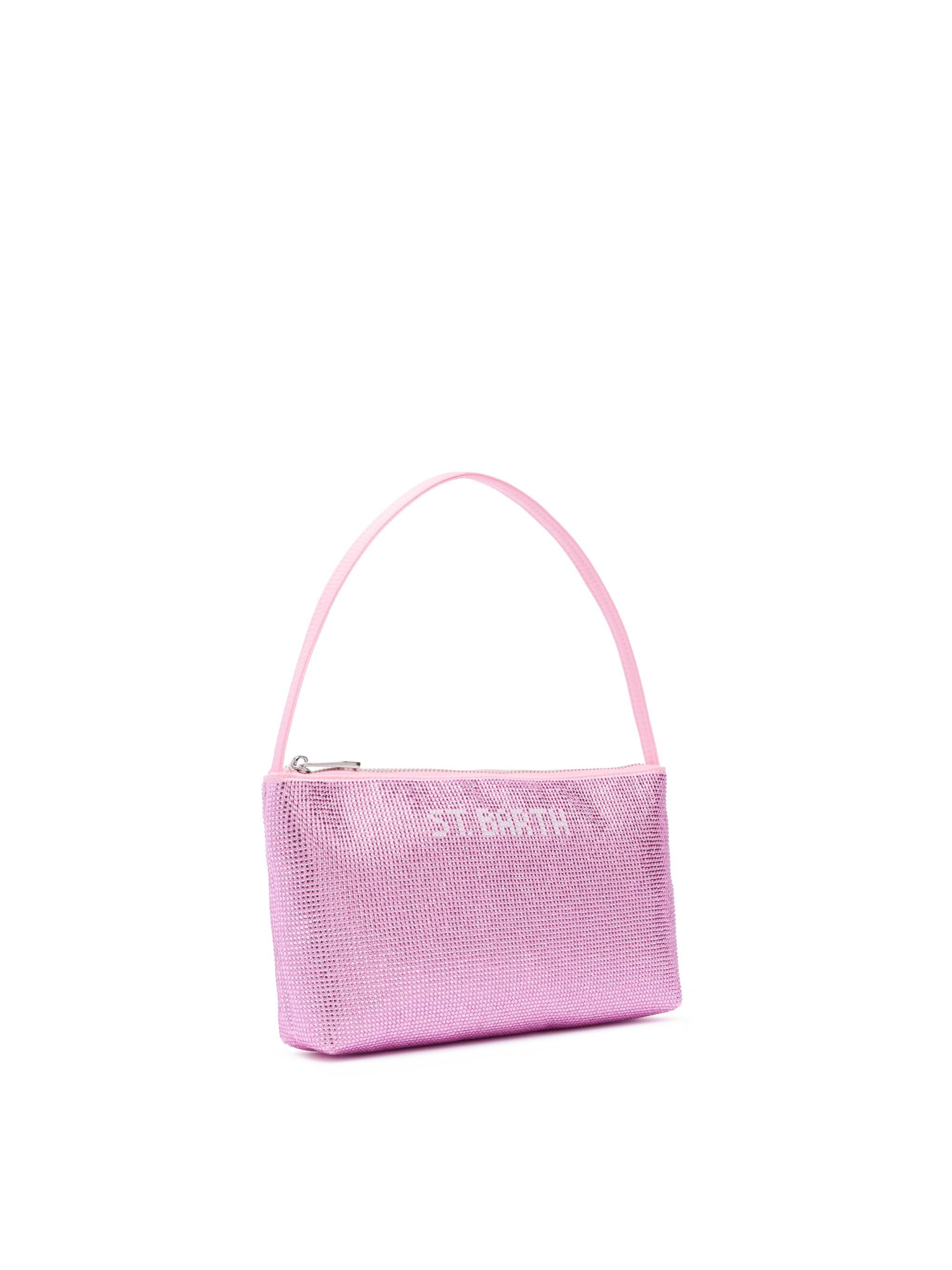 mc2-saint-barth-madame-mini-bag-strassy-con-strass-rosa-e-manico-in-raso image 3
