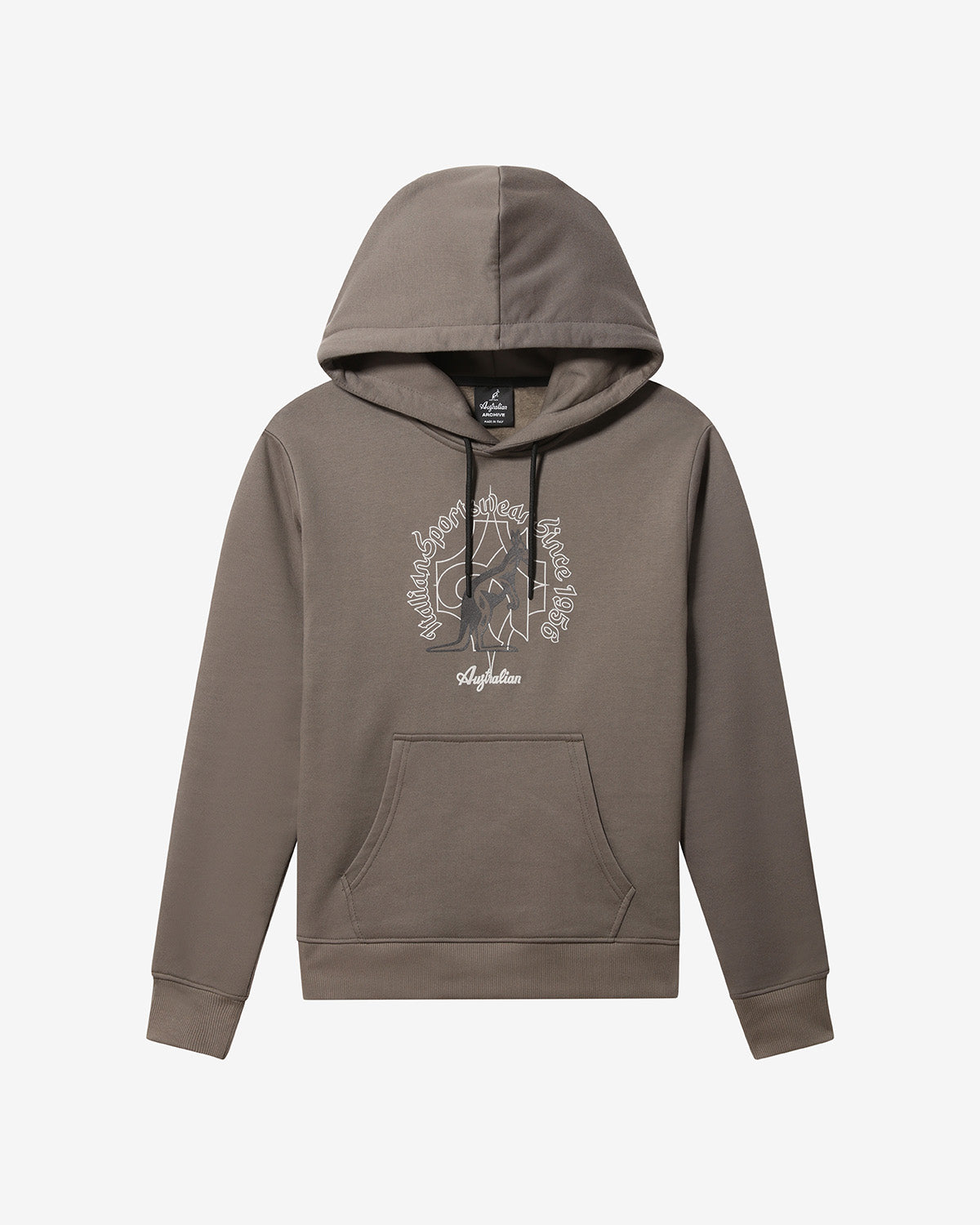 australian-archive-type-felpa-hoodie-in-cotone-uomo image 6