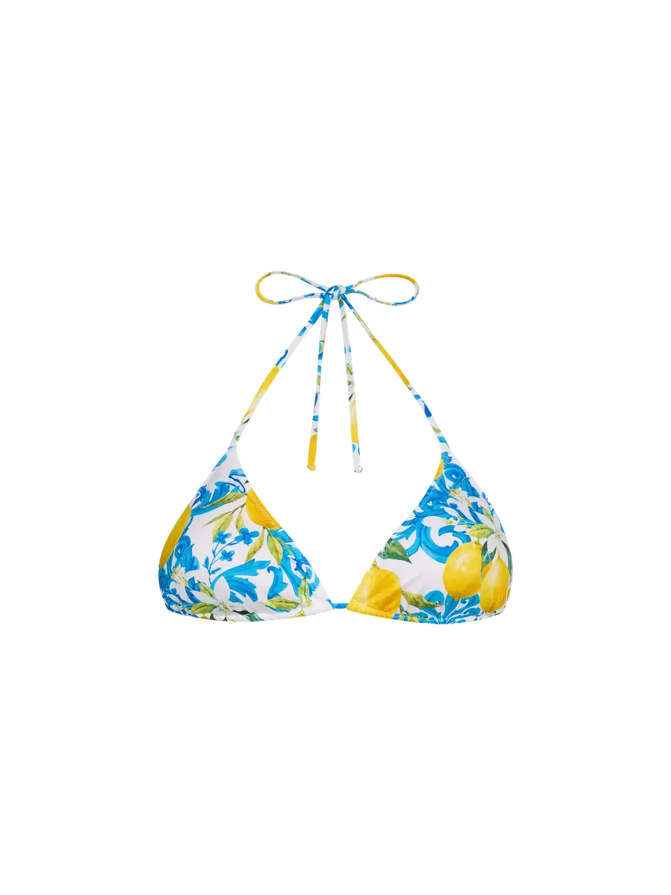 mc2-saint-barth-top-bikini-leah-triangolo-maiolica-rosa-bianco-con-coppe-estraib image 1