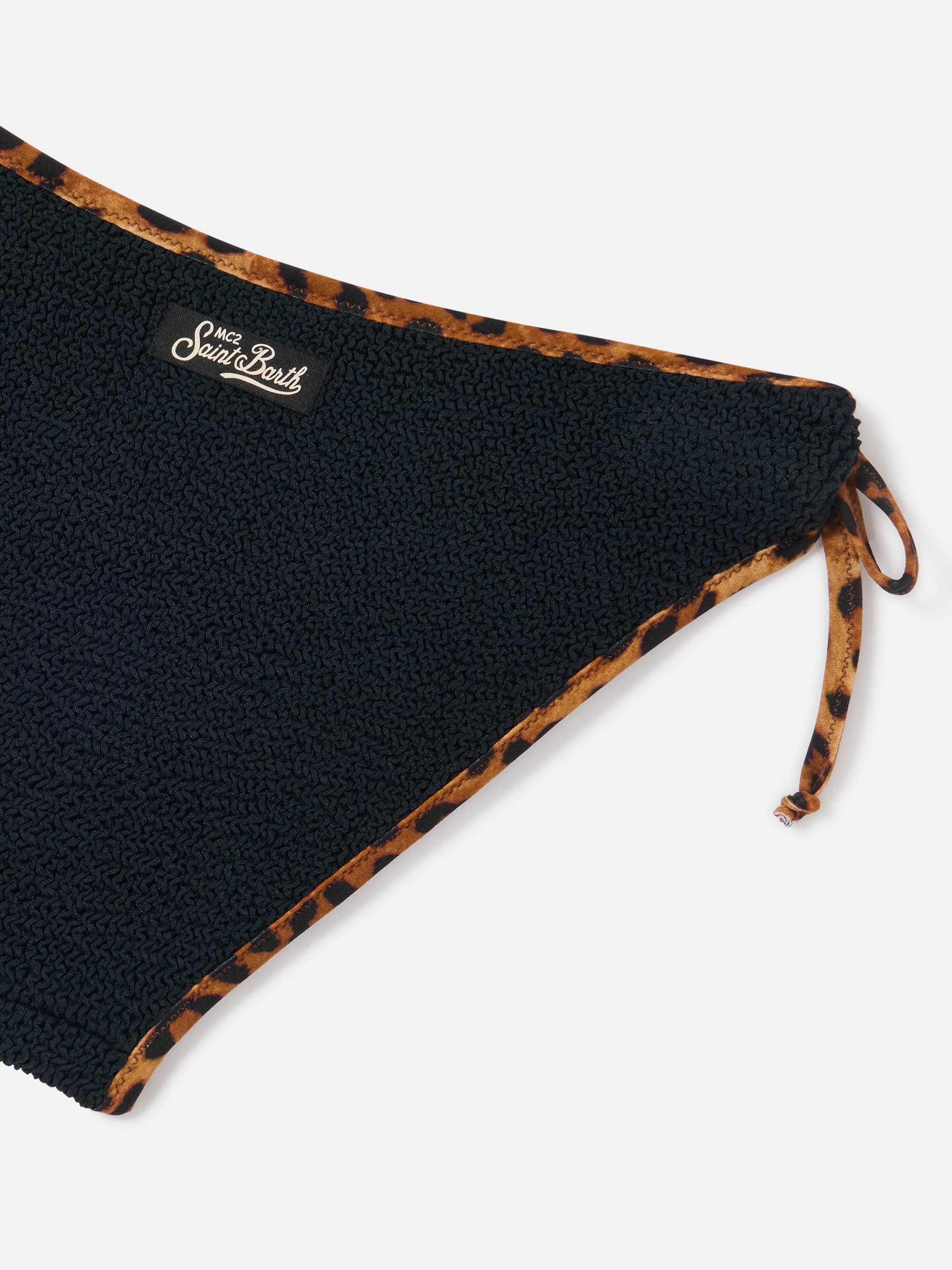 mc2-saint-barth-bikini-bimba-jaiden-string-nero-crinkle-con-finiture-leopardate image 3