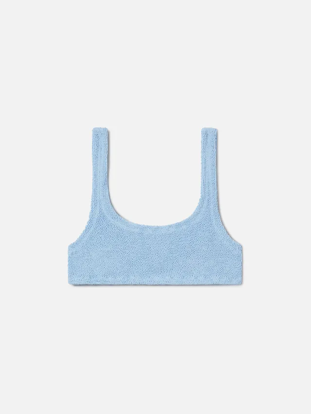 mc2-saint-barth-top-bikini-naima-bralette-crinkle-azzurro image 1