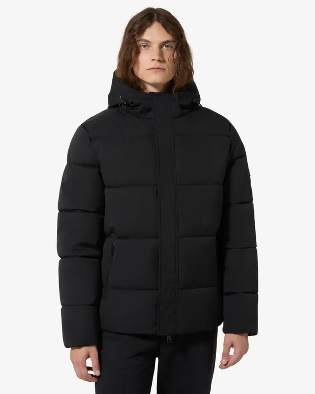 australian-jaquard-urban-jacket-giubbotto-urban-nero-con-cappuccio image 1
