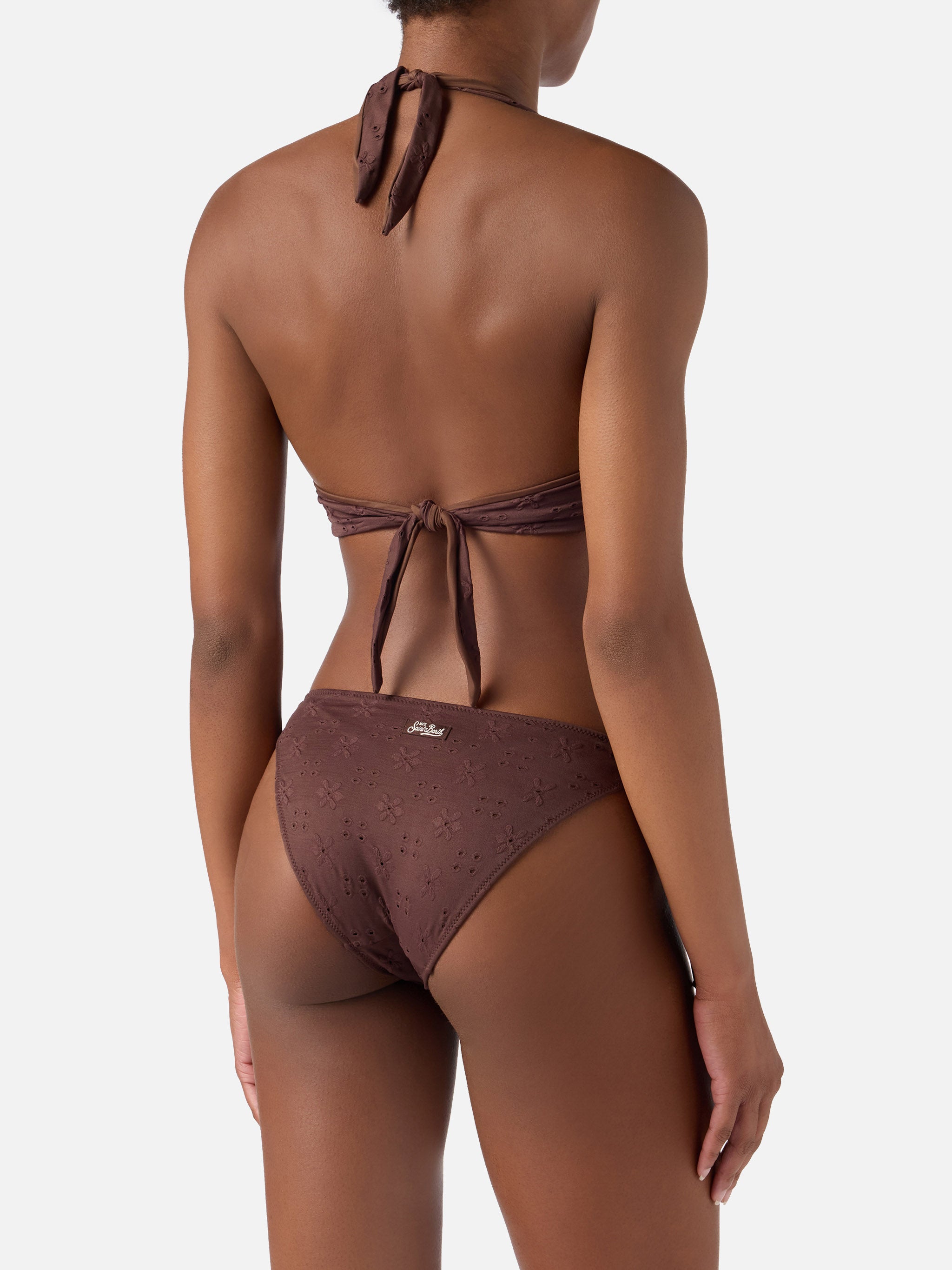bikini-mc2-saint-barth-leda-yali-in-tessuto-sangallo-marrone image 4