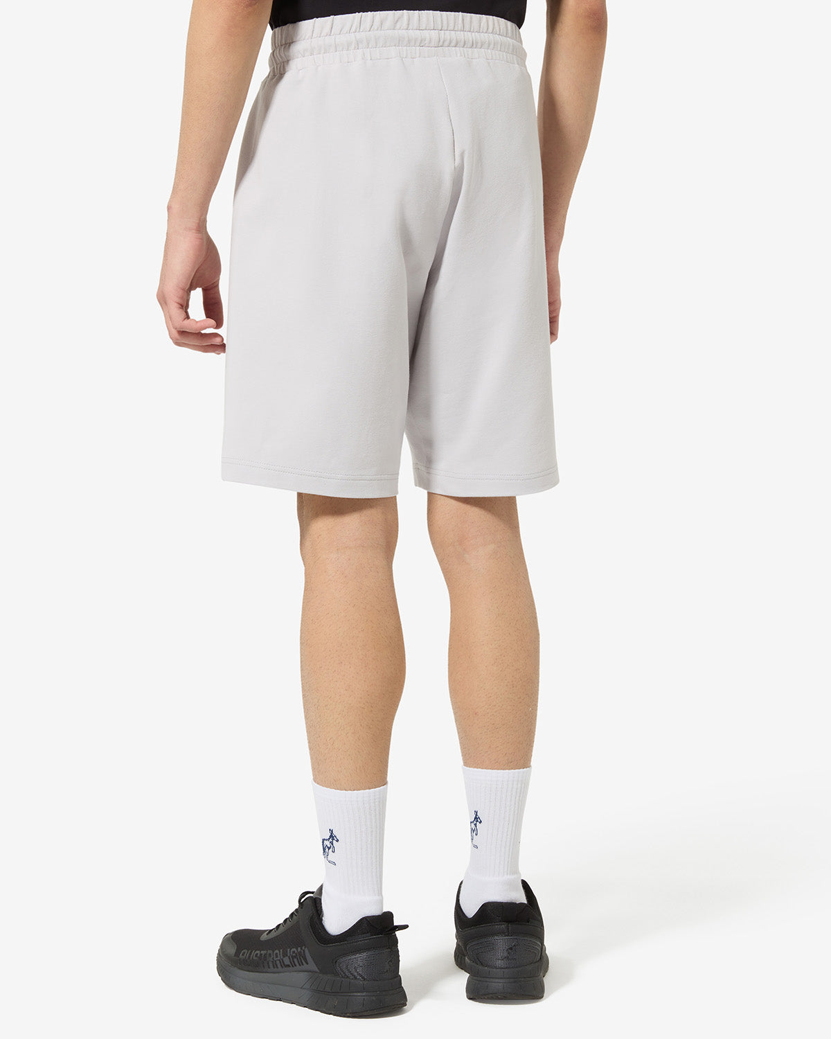 australian-impact-short-pantaloncino-in-felpa-cenere-con-logo-rifrangente image 3