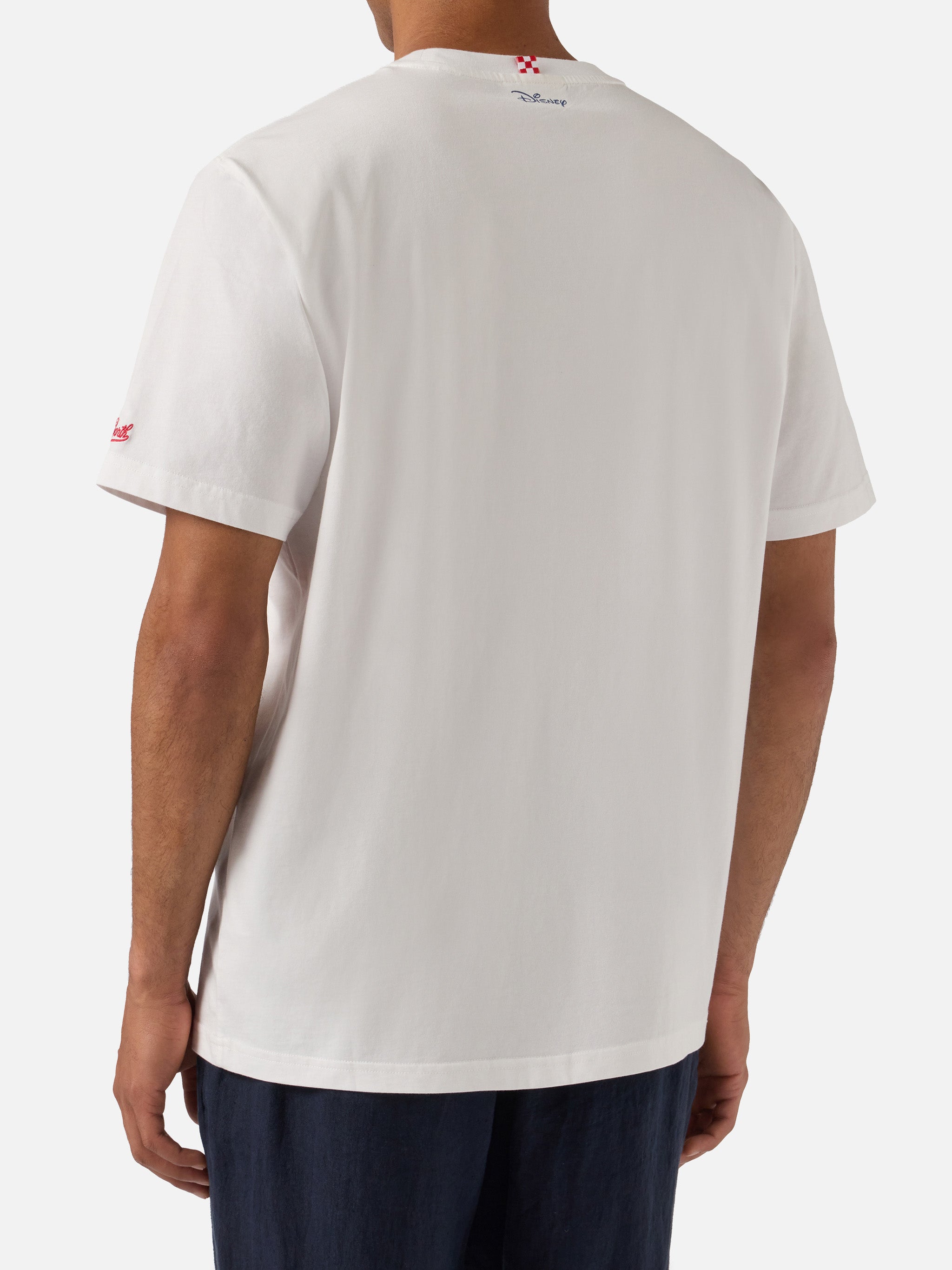 t-shirt-mc2-saint-barth-portofino-bianca-con-ricamo-champion-of-the-night-disney image 4