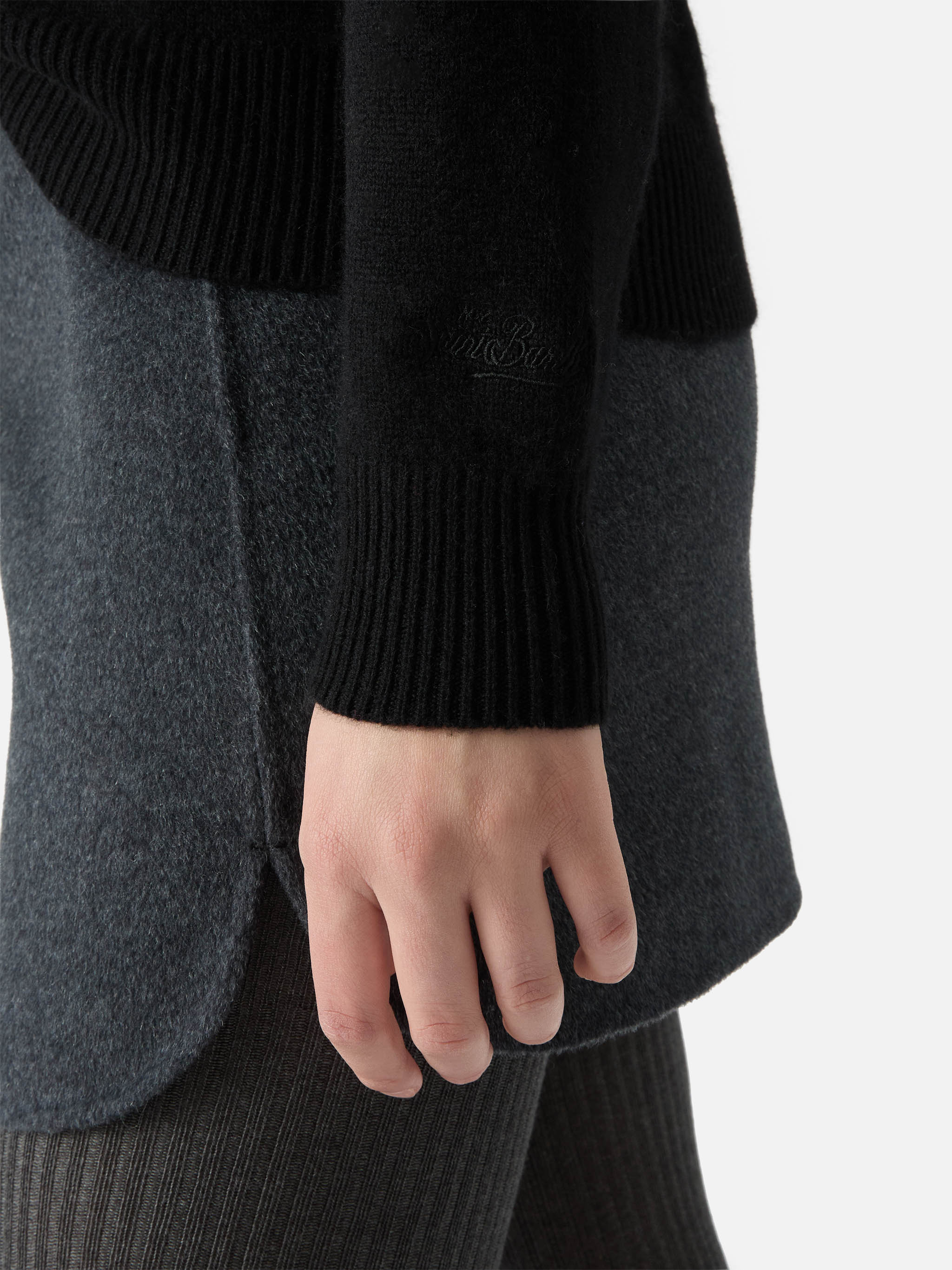 mc2-saint-barth-louise-maglione-cashmere-nero-st-moritz-strass image 4