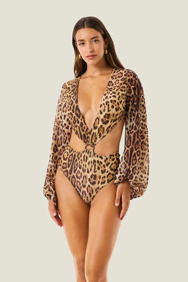 4giveness-body-donna-manica-lunga-leopard-resort image 1